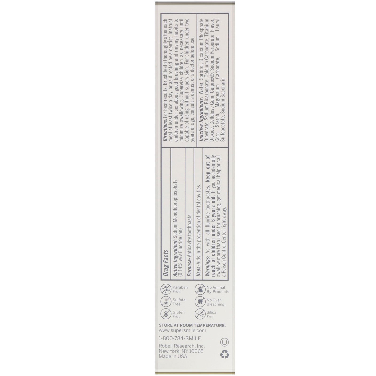 Supersmile, Creme dental clareador profissional, Jasmim, chá verde e menta, 119 g - Imagem 2