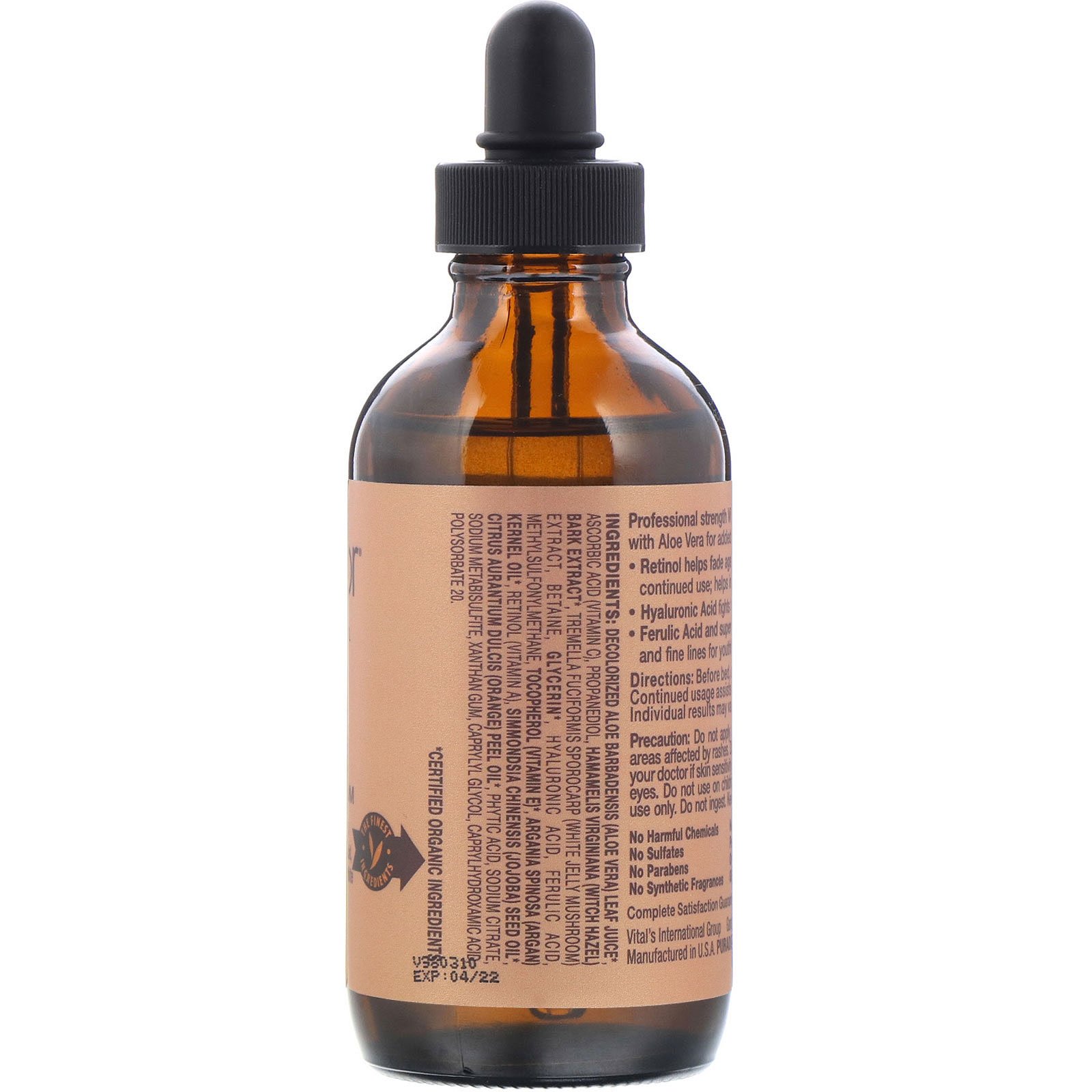 Pura D'or, Professional, Sérum com Vitamina C a 20%, 118 ml (4 fl oz) - Imagem 2