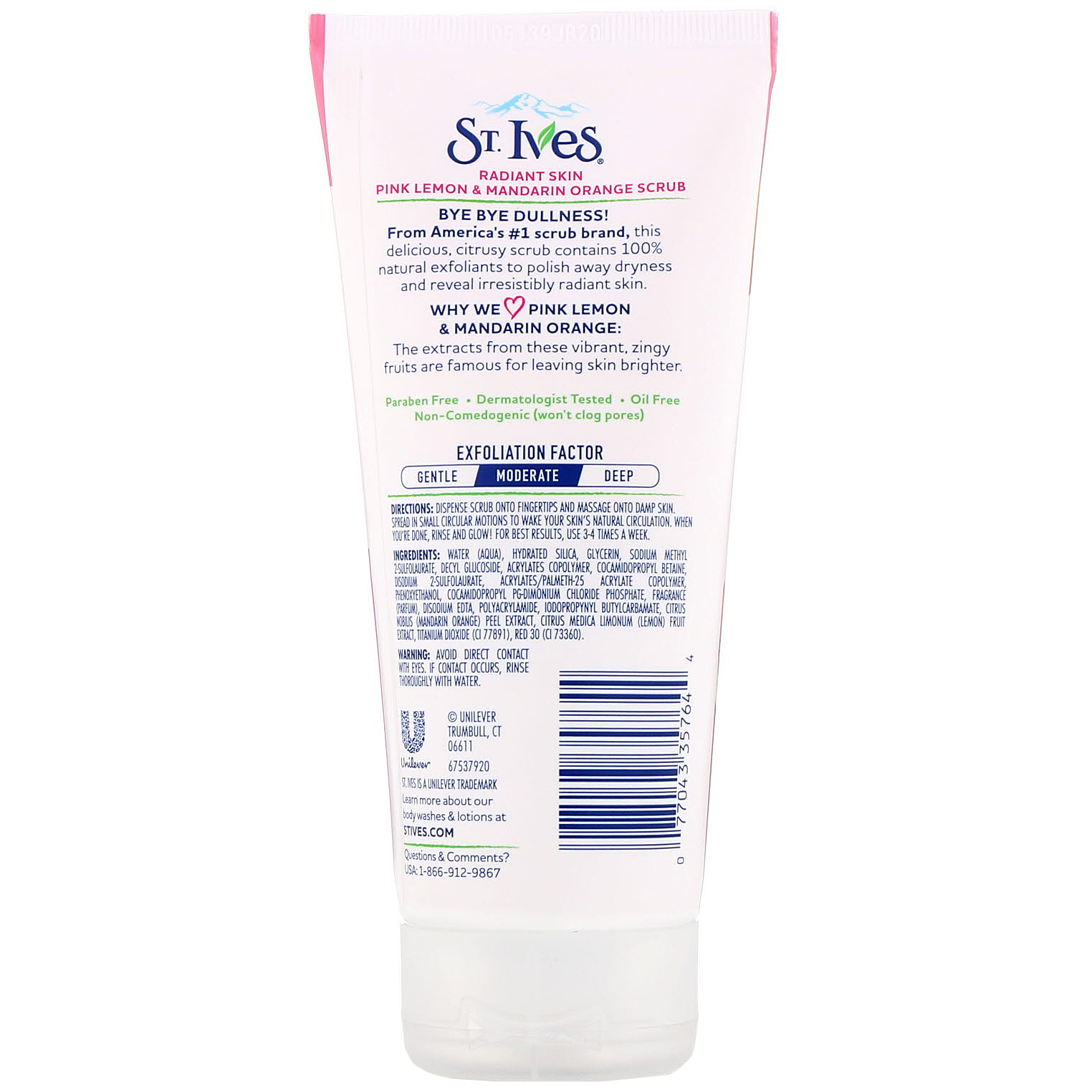 St. Ives, Radiant Skin, Esfoliante de Limão-Rosa e Tangerina, 170 g (6 oz) - Imagem 2