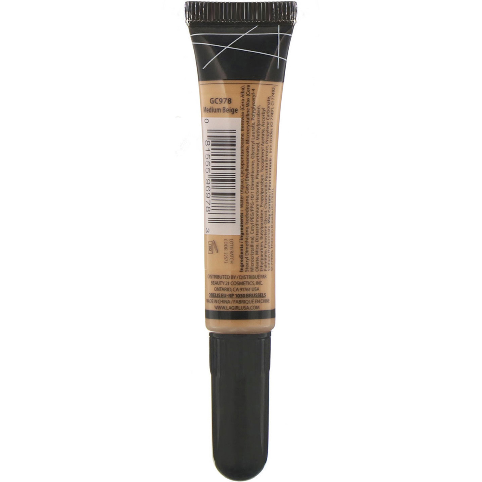 L.A. Girl, Corretivo Pro Conceal HD, bege médio, 0,28 oz (8 g) - Imagem 2