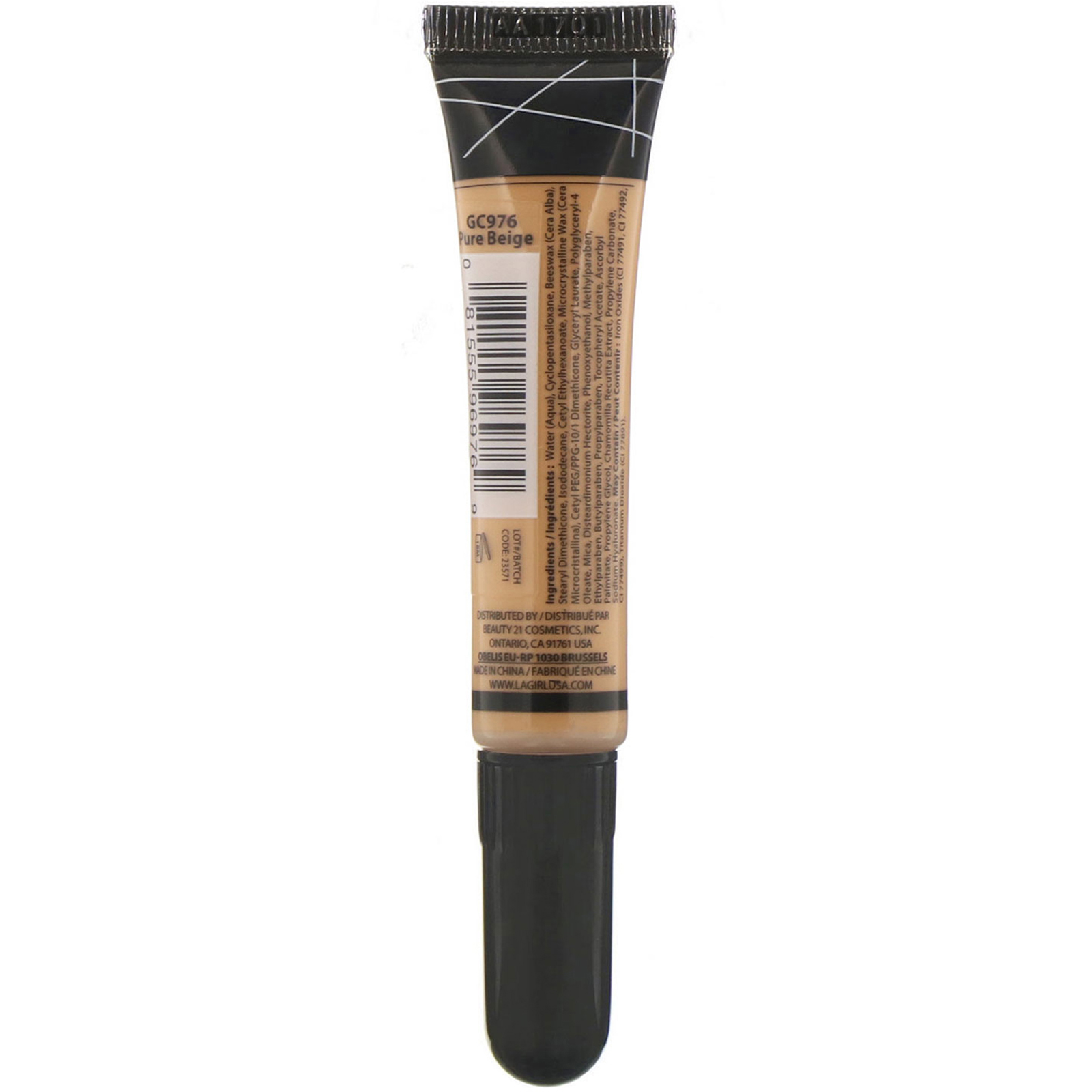 L.A. Girl, Corretivo Pro Conceal HD, bege puro, 0,28 oz (8 g) - Imagem 2