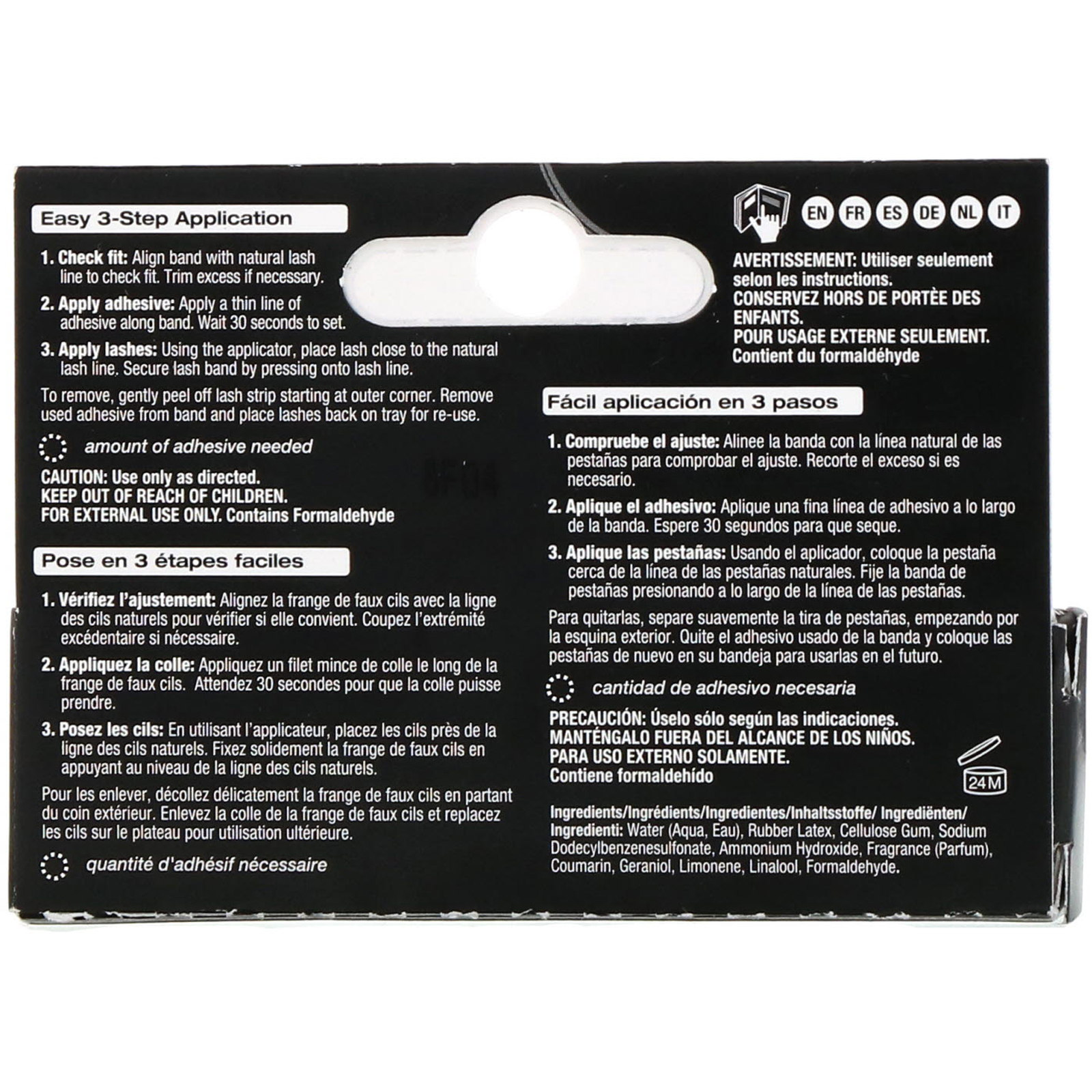 Ardell, LashGrip, para Extensão de Cílios, Adesivo Claro, .25 oz (7 g) - Imagem 3