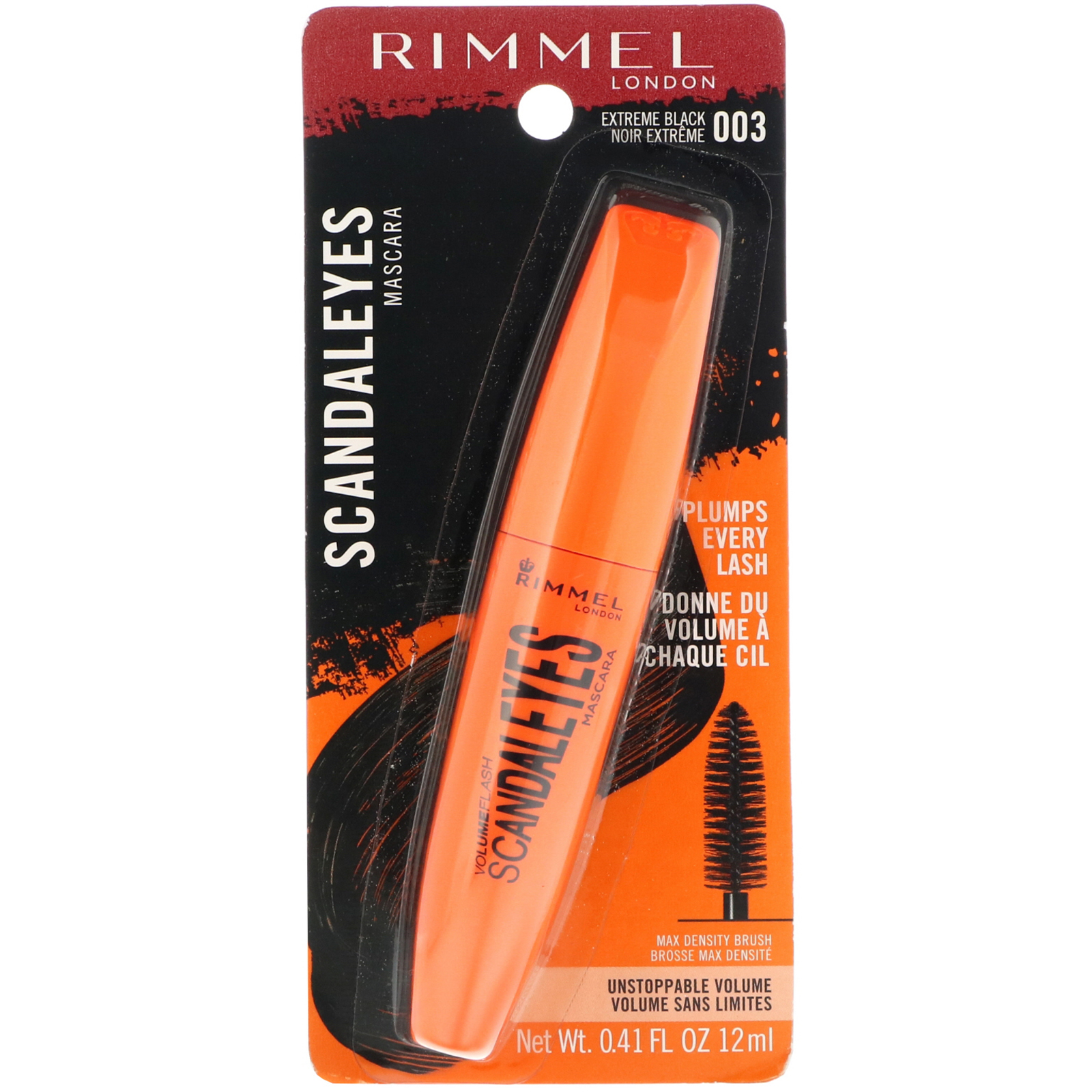 Rimmel London, Rímel Scandaleyes, 003 Preto intenso, 12 ml - Imagem 2