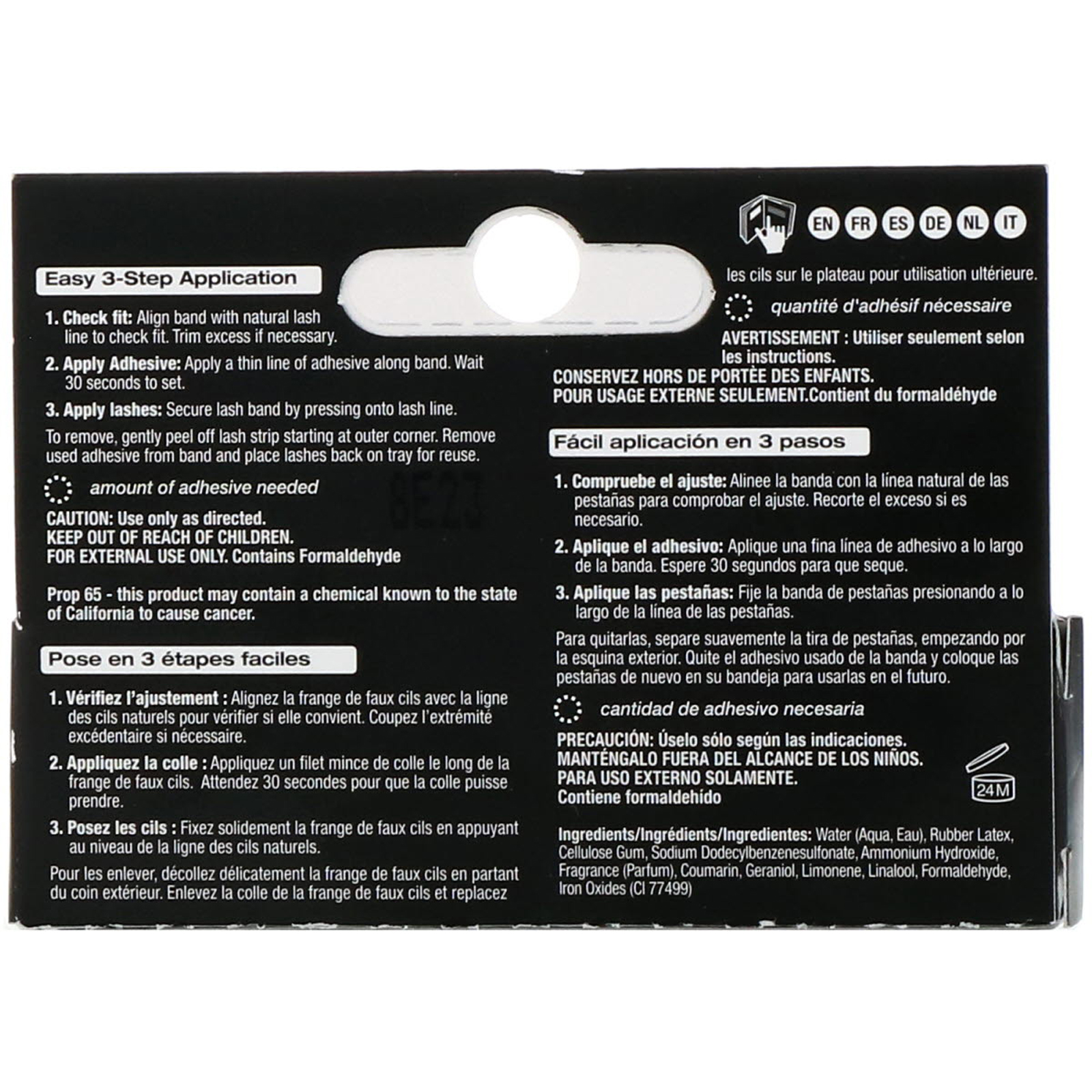 Ardell, LashGrip, para Extensão de Cílios, Adesivo Escuro, .25 oz (7 g) - Imagem 3