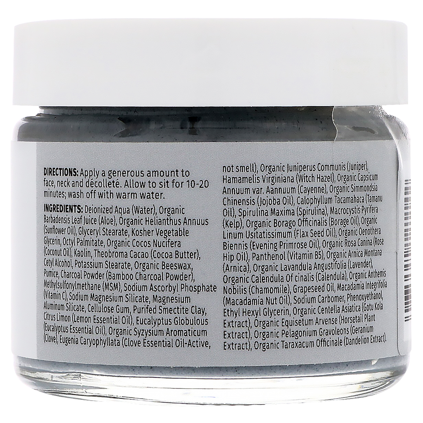 Reviva Labs, Carvão de Bambu, Máscara Minimizadora de Poros, 2 oz (55 g) - Imagem 2