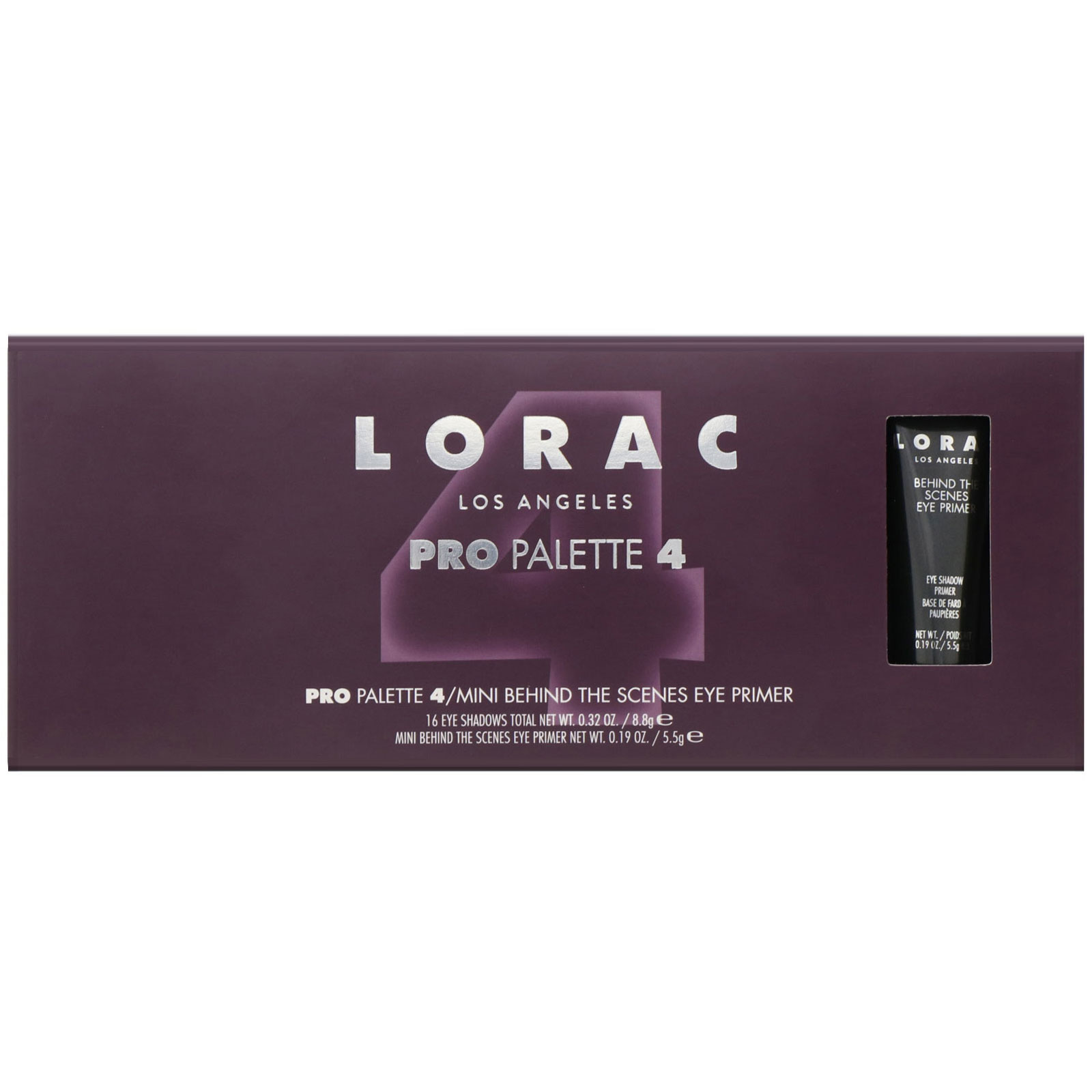 Lorac, Paleta Pro 4 com Miniprimer para Olhos Behind The Scenes, 14,3 g (0,51 oz) - Imagem 2