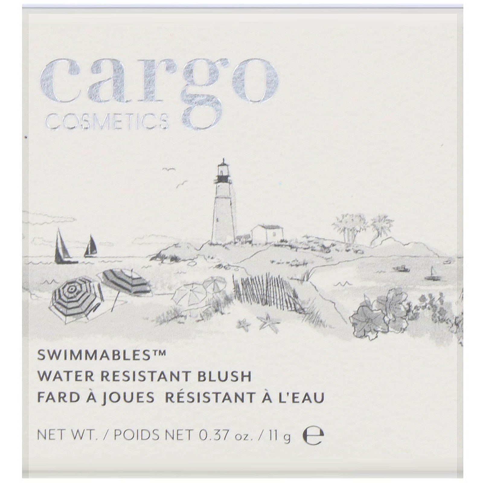 Cargo, Swimmables, Water Resistant Blush, Los Cabos, 0.37 oz (11 g) - Imagem 2