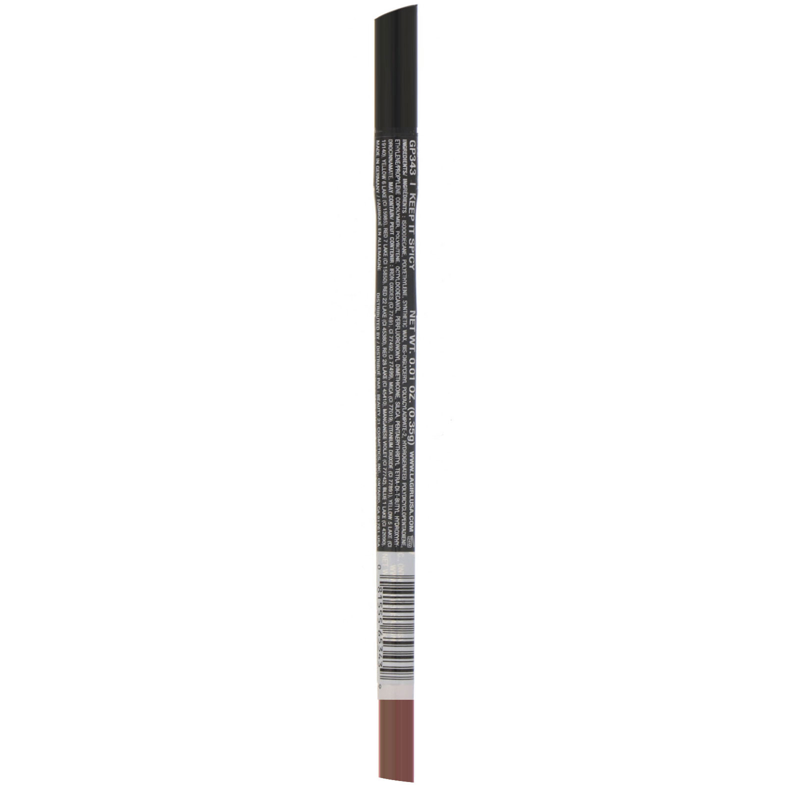 L.A. Girl, Delineador para lábios Intense Stay Auto Lipliner, Ultimate Lip, Keep It Spicy, 0,01 oz (0,35 g) - Imagem 2