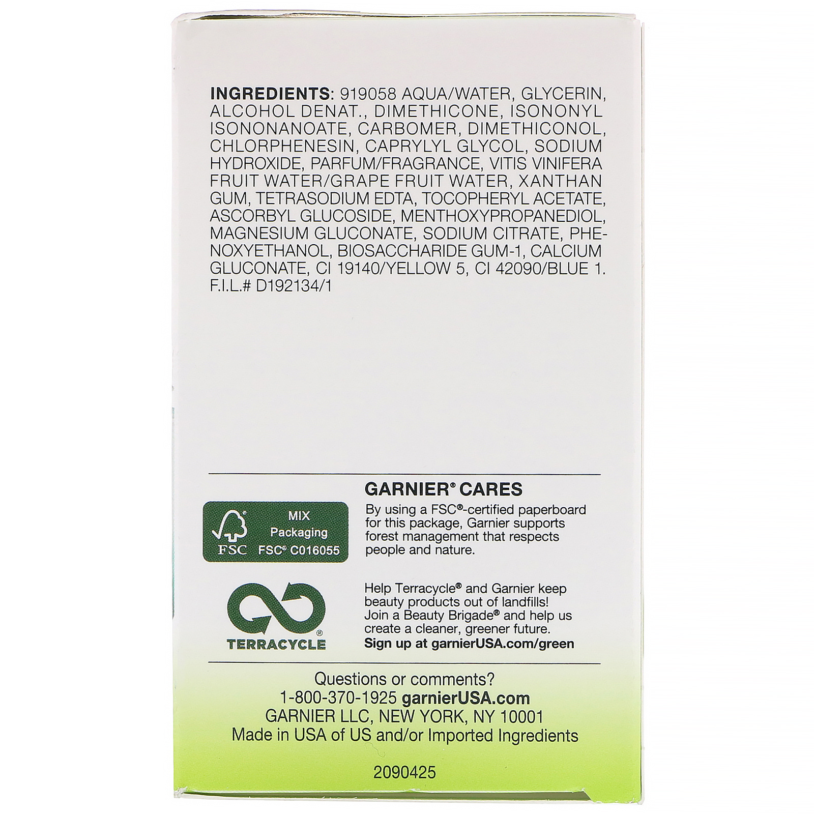 Garnier, SkinActive, Creme em gel refrescante Moisture Rescue, Pele normal/mista, 50 g - Imagem 3