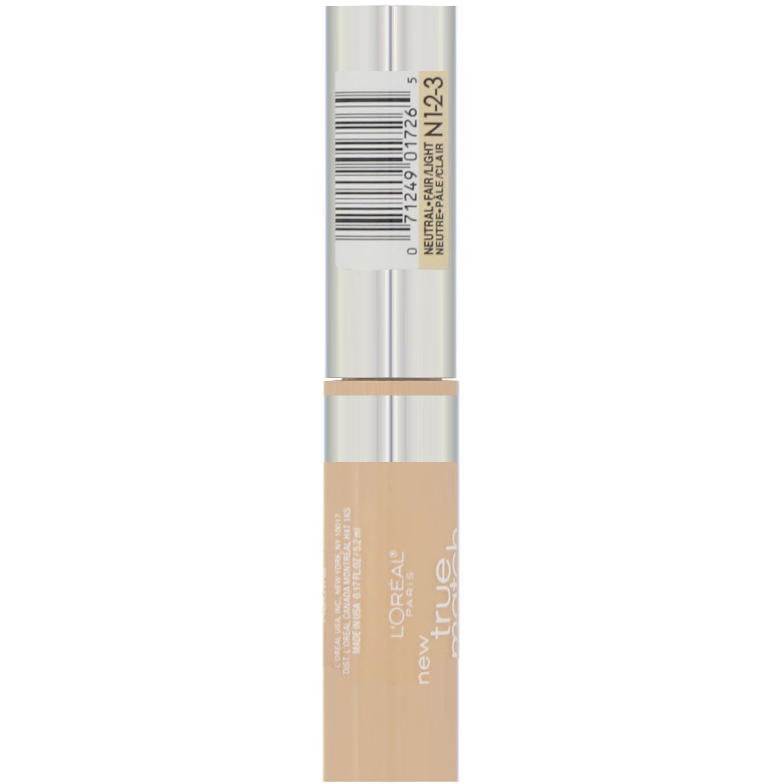 L'Oreal, Corretivo True Match Super-Blendable, N1-2-3 Claro neutro/Claro, 5,2 ml - Imagem 2