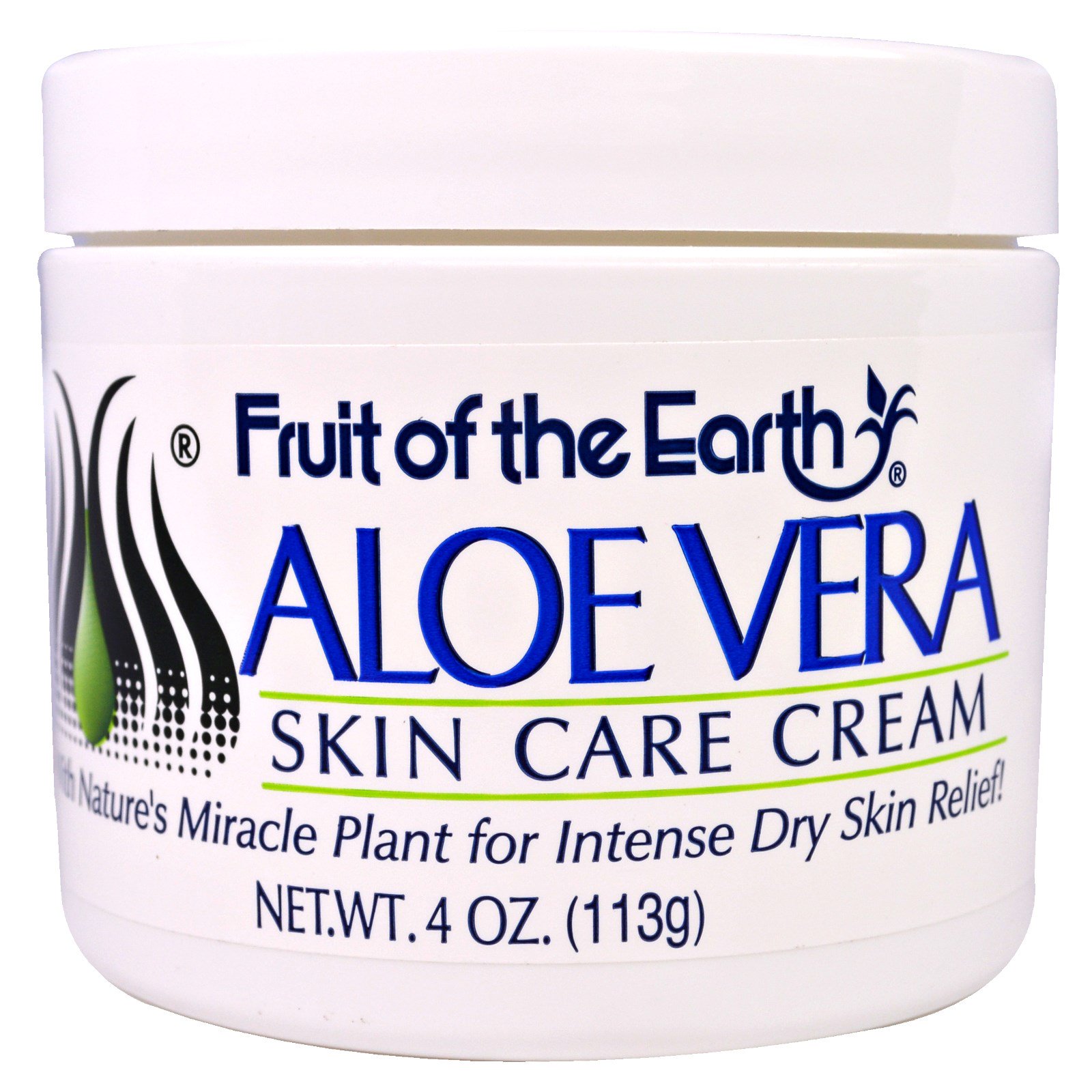 Fruit of the Earth, Aloe Vera, Creme De Cuidado Da Pele, 113g