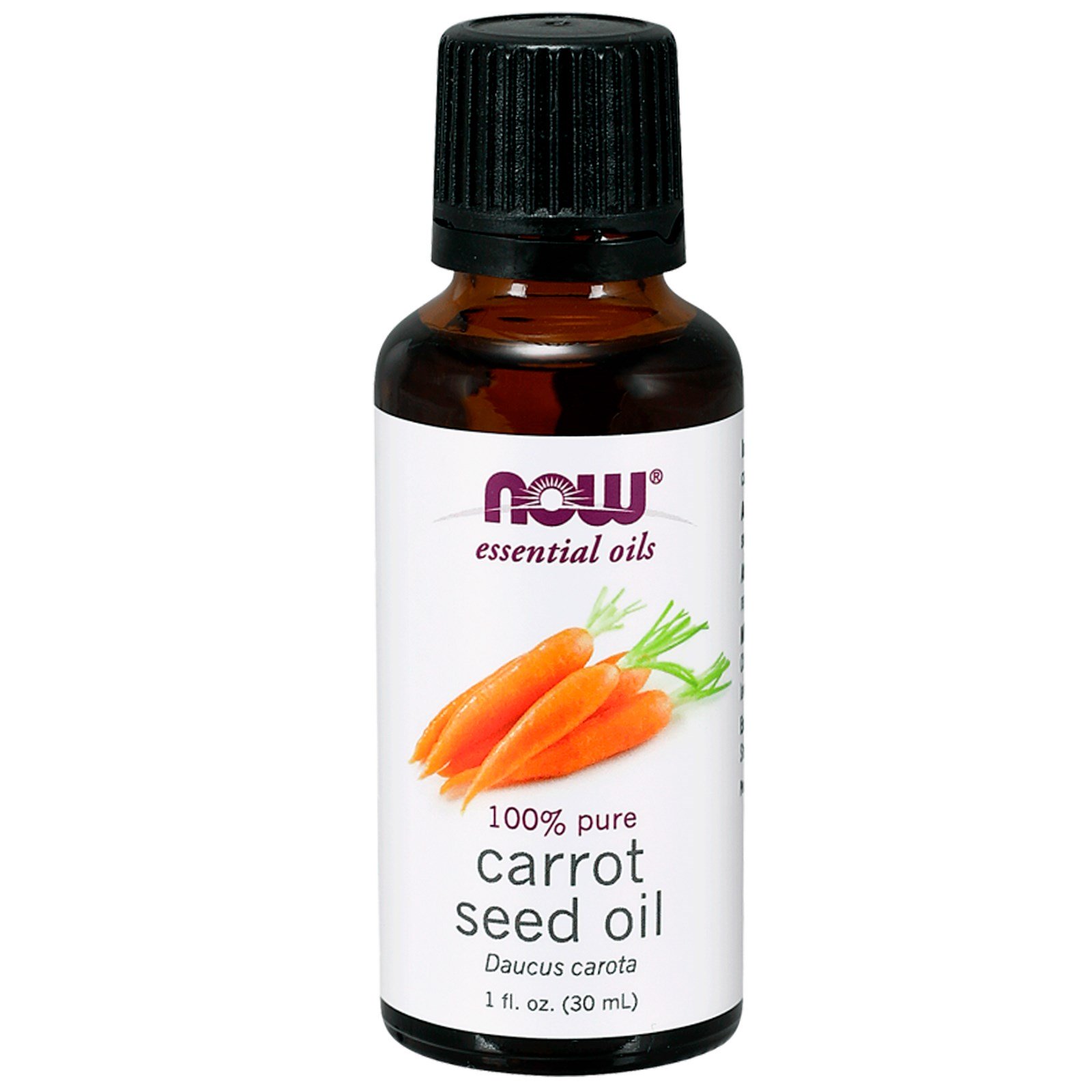 Now Foods, Óleos Essenciais, Óleo de Semente de Cenoura, 30 ml (1 fl oz)