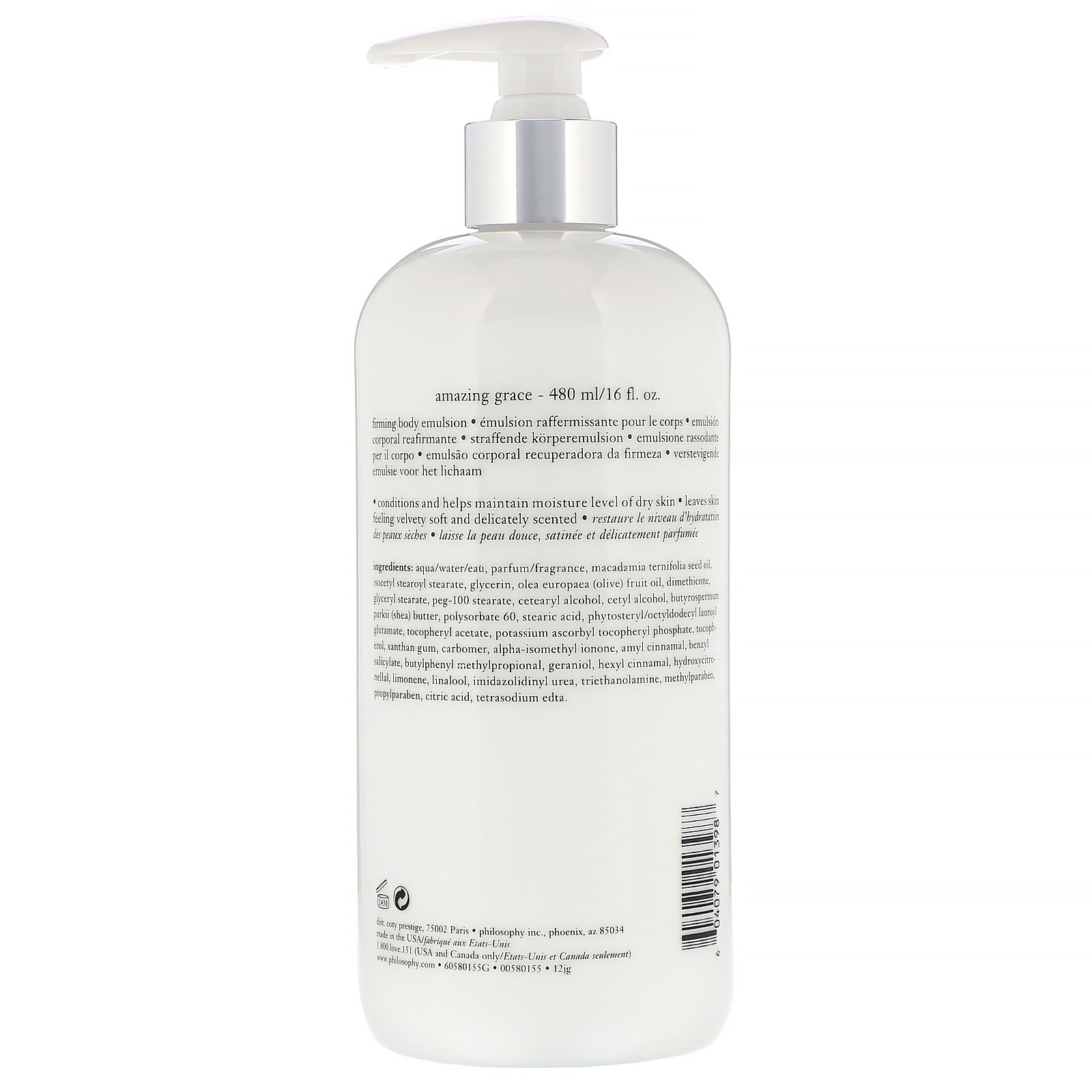Philosophy, Amazing Grace, emulsão corporal firmadora, 480 ml - Imagem 2