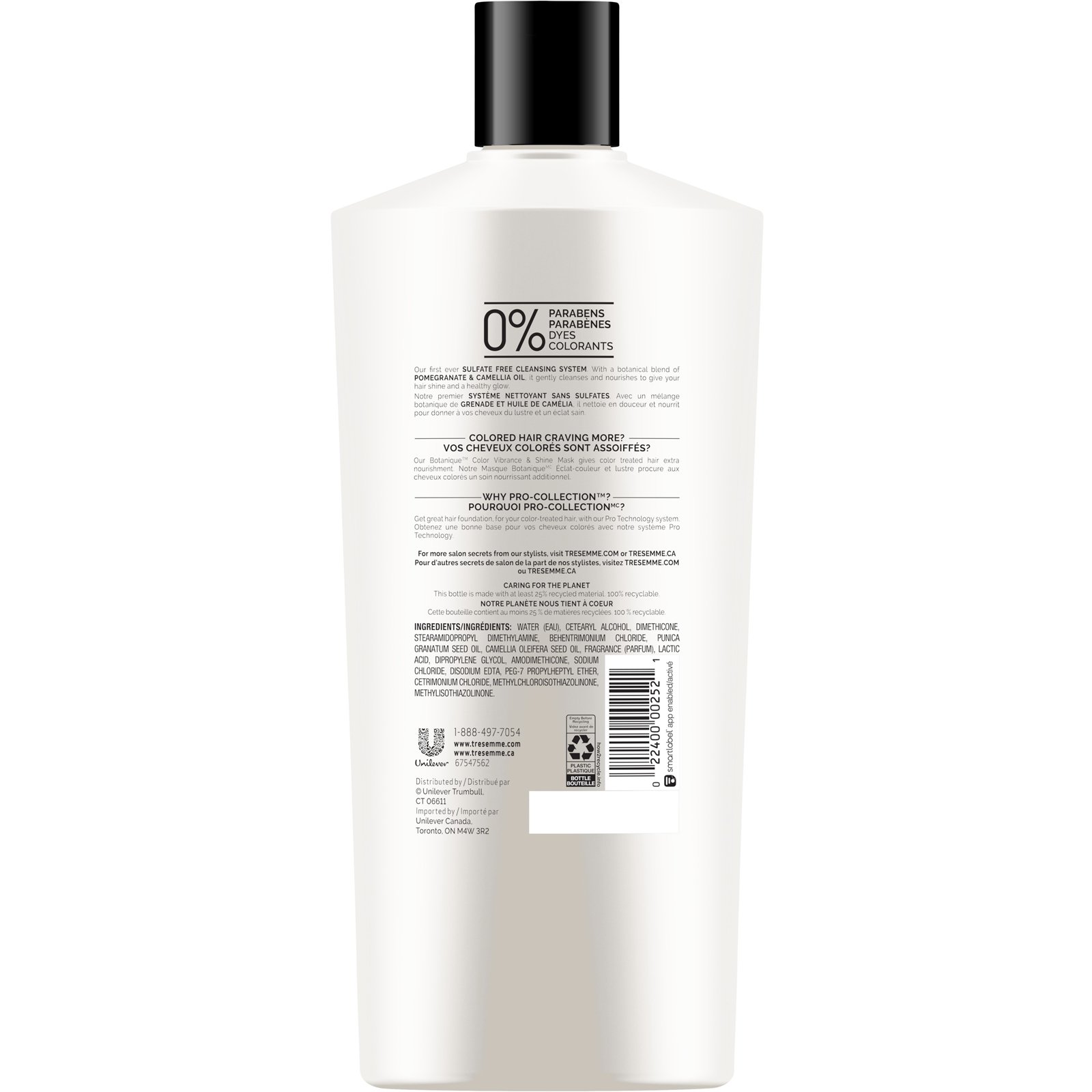 Tresemme, Botanique, condicionador cor vibrante e brilho, 650 ml - Imagem 2