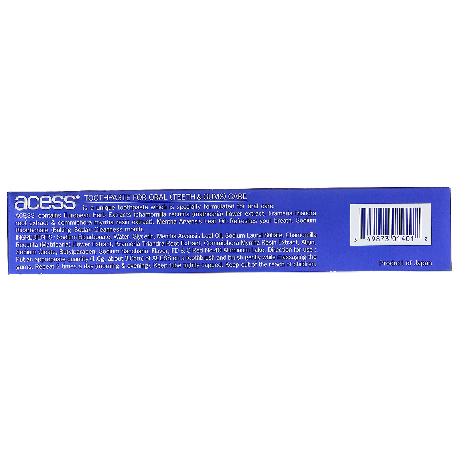 Sato, Acess, Creme dental de cuidado oral, 125 g - Imagem 2
