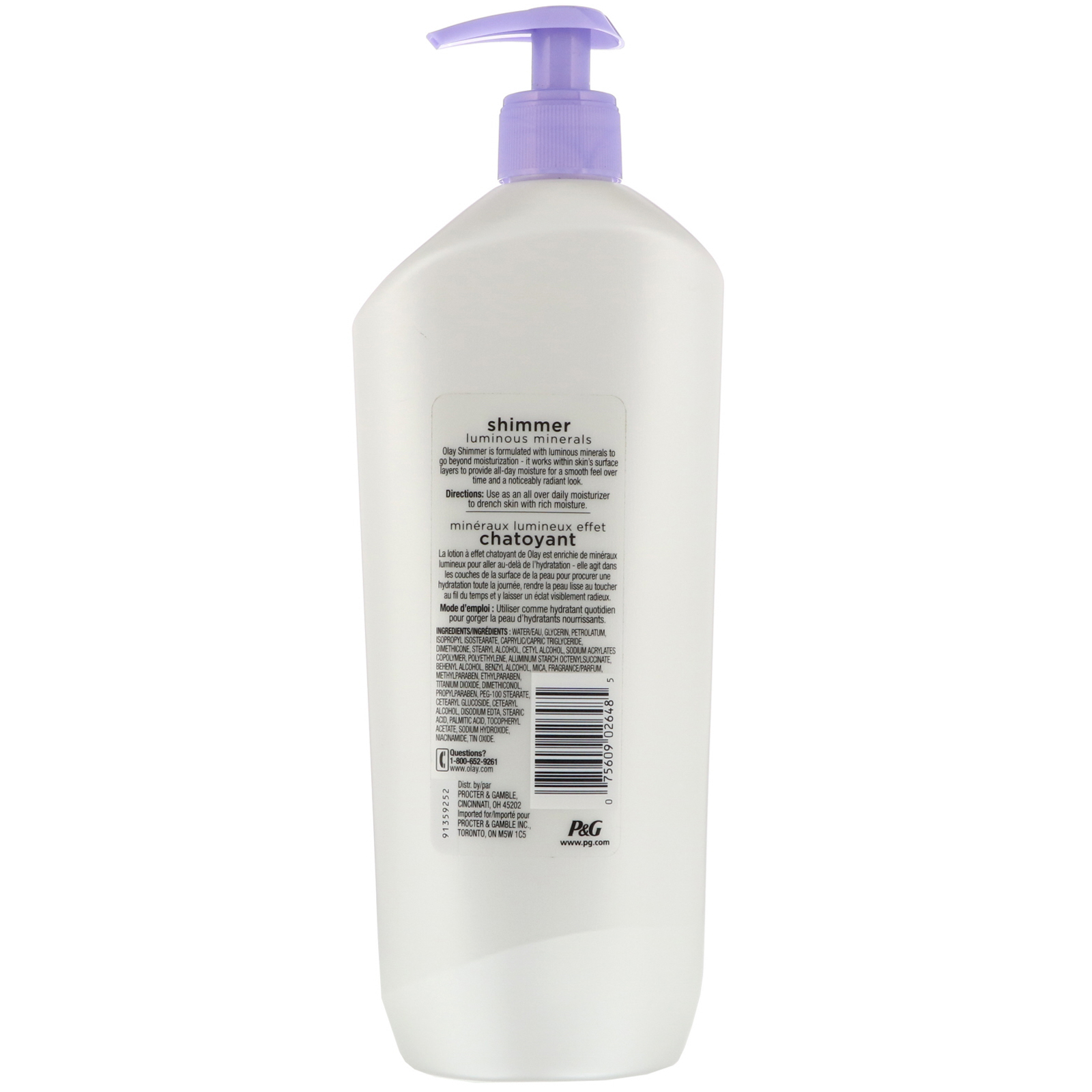Olay, Quench, Loção para o Corpo, Efeito Cintilante, 600 ml (20,2 fl oz) - Imagem 2