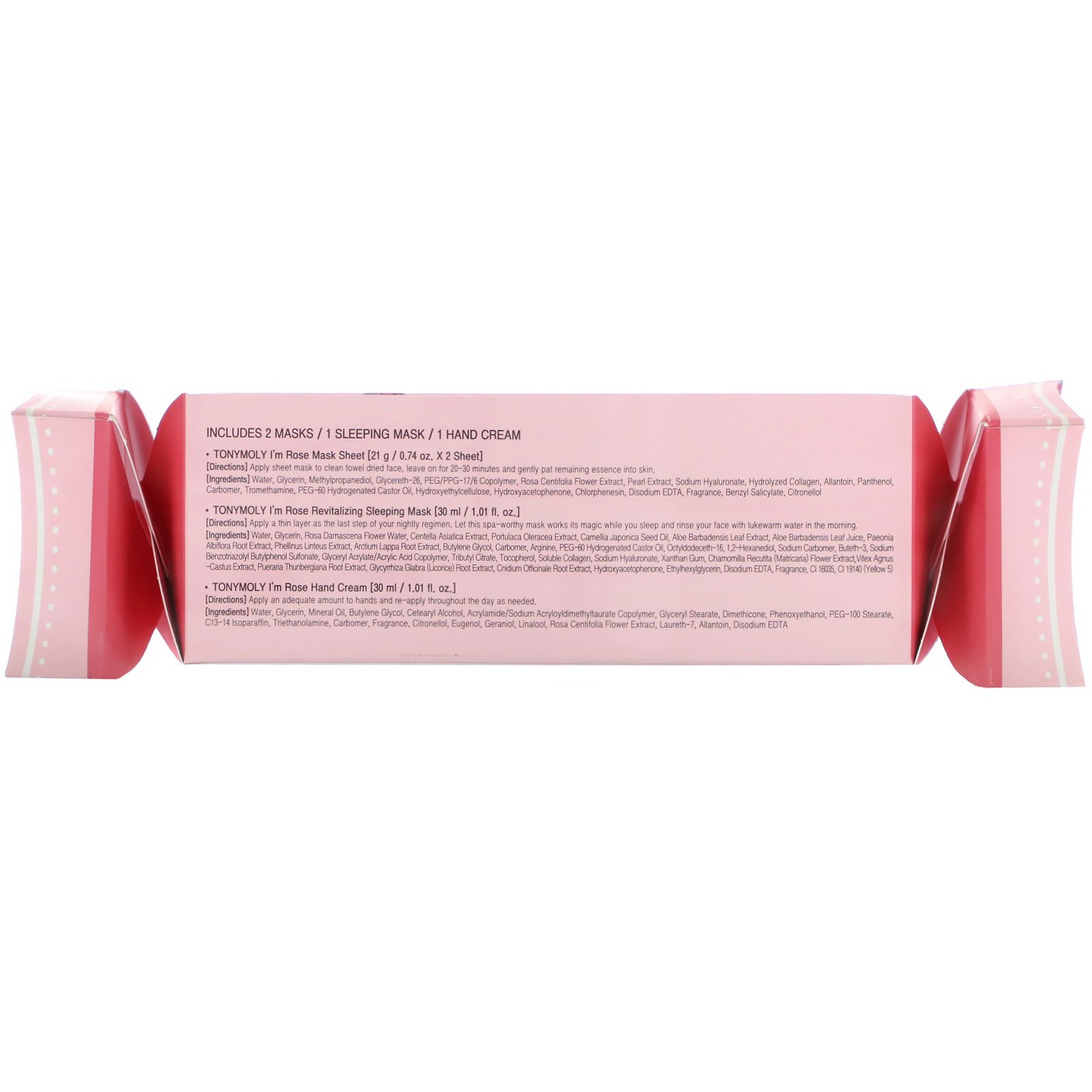 Tony Moly, I'm Rose, Mask & Hand Cream Set, 4 Piece Set - Imagem 4