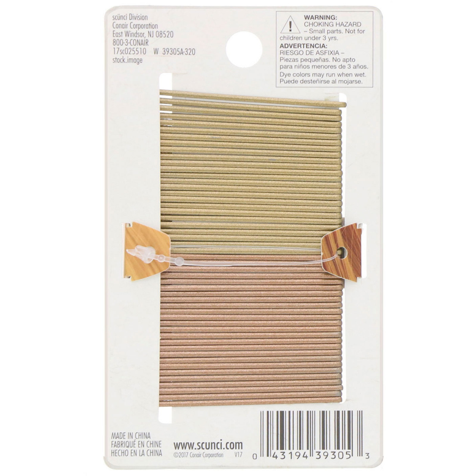 Scunci, Grampos No Slip Grip que combinam com a cor dos seus cabelos, loiros, 50 unidades - Imagem 2