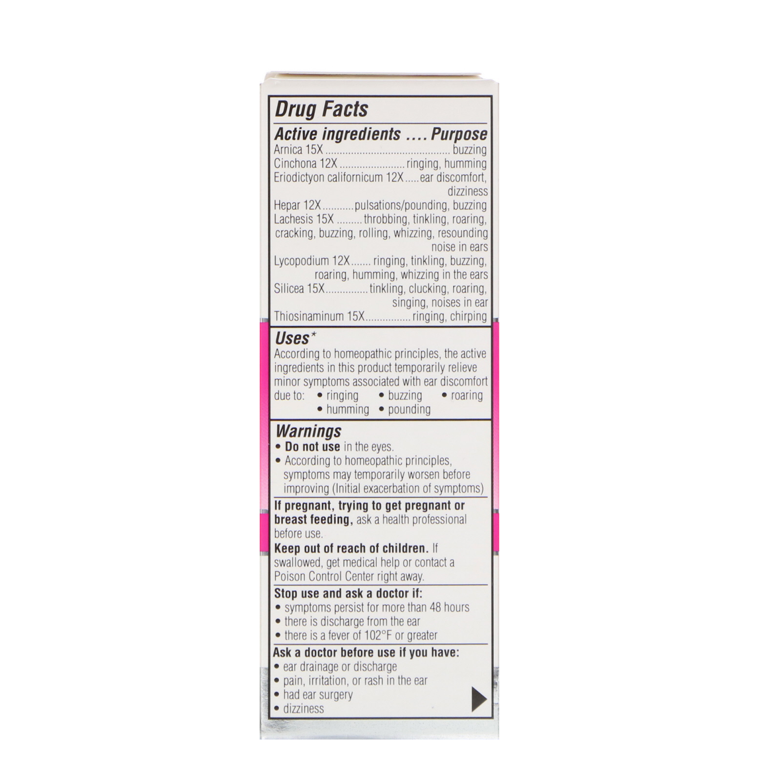 Similasan, Remédio para Zumbido no Ouvido, Gotas Auriculares, 10 ml (0,33 fl oz) - Imagem 2
