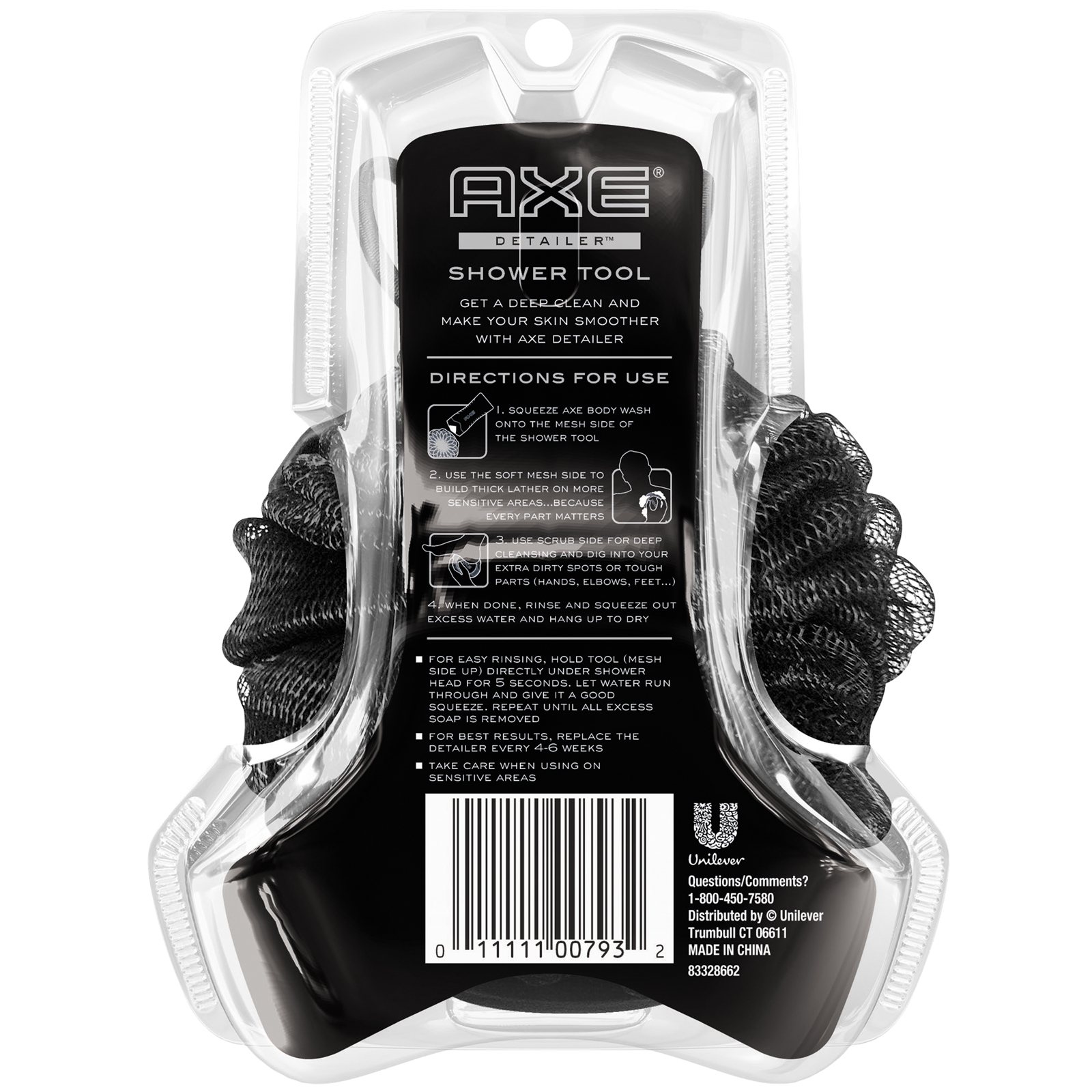 Axe, Detailer, Acessório de banho dupla face, 1 unidade - Imagem 2