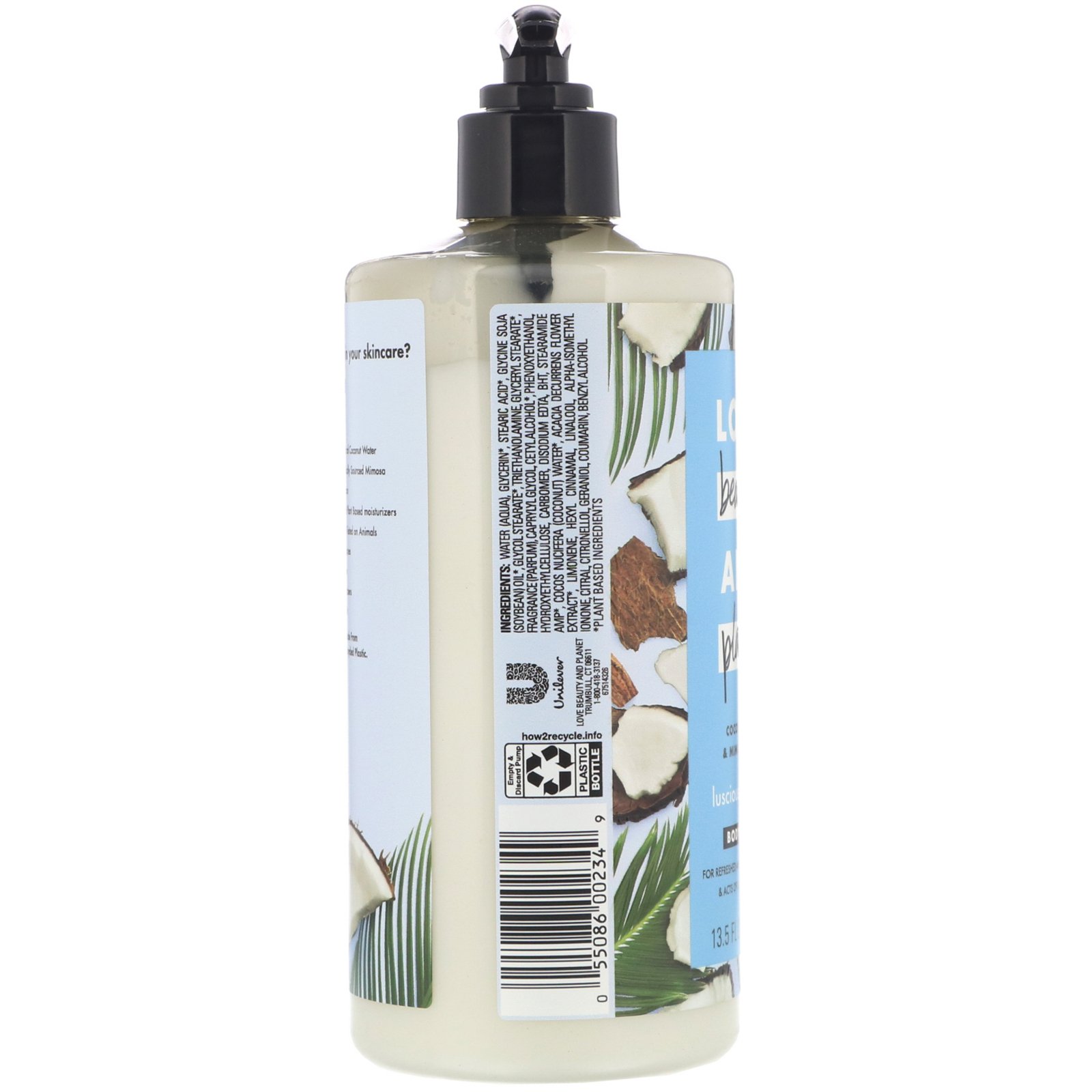 Love Beauty and Planet, Loção corporal hidratação luxuosa, água de coco e flor de mimosa, 400 ml - Imagem 2