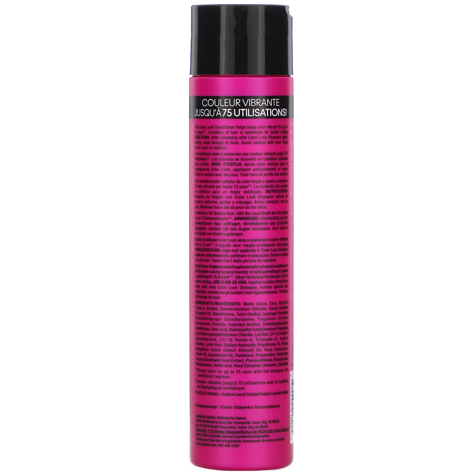 Sexy Hair, Vibrant Sexy Hair, Color Lock Conditioner, 10.1 fl oz (300 ml) - Imagem 2