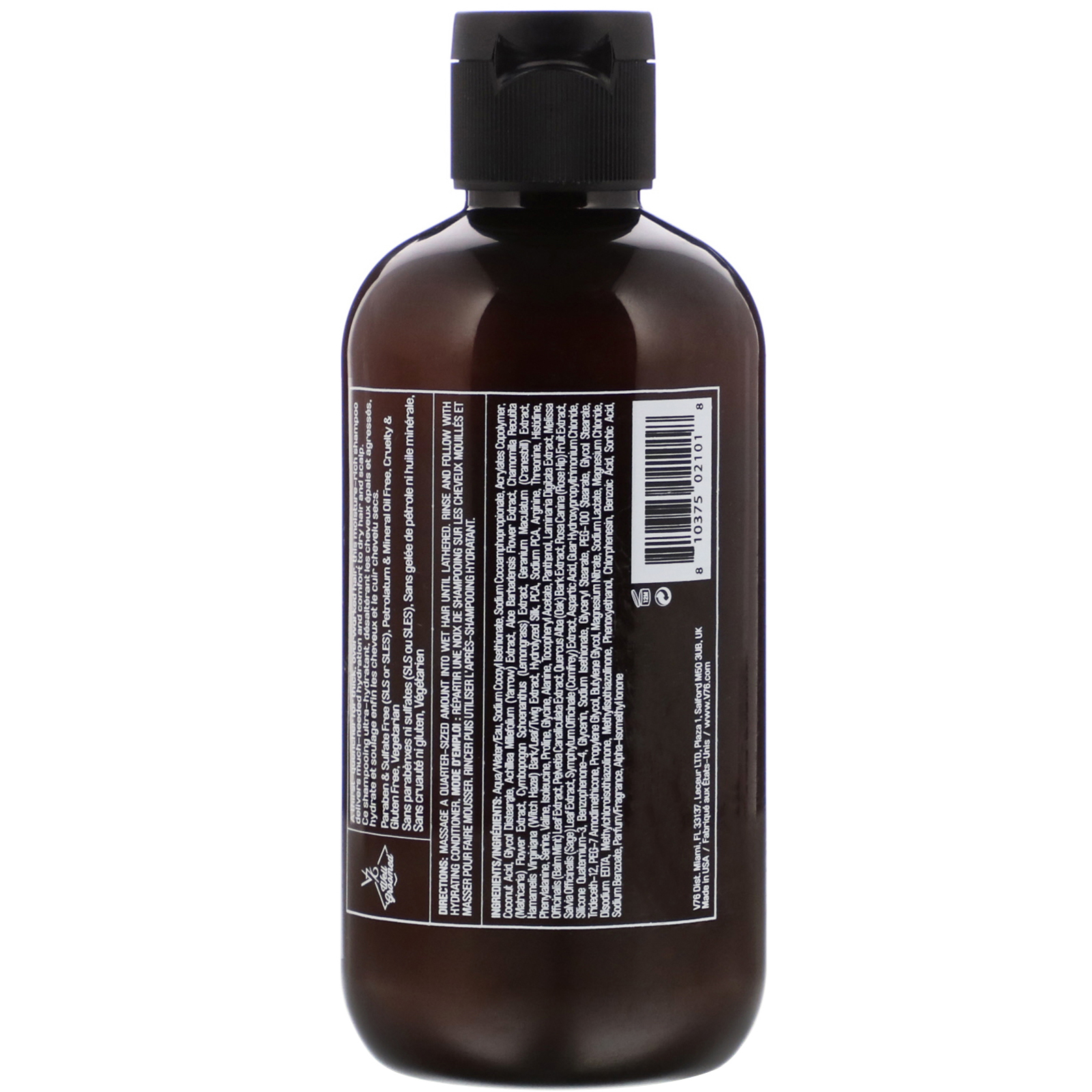 V76 By Vaughn, Hydrating Shampoo, 8 fl oz (236 ml) - Imagem 2