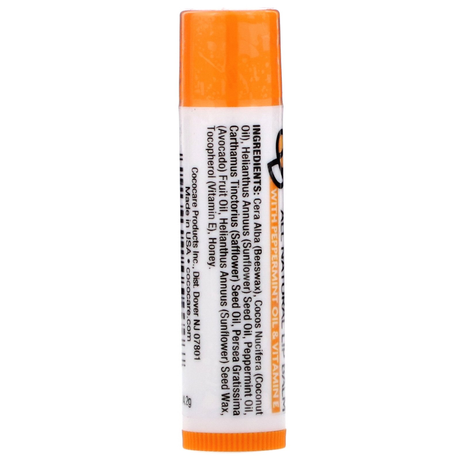 Cococare, Beeswax, All Natural Lip Balm, .15 oz (4.2 g) - Imagem 2