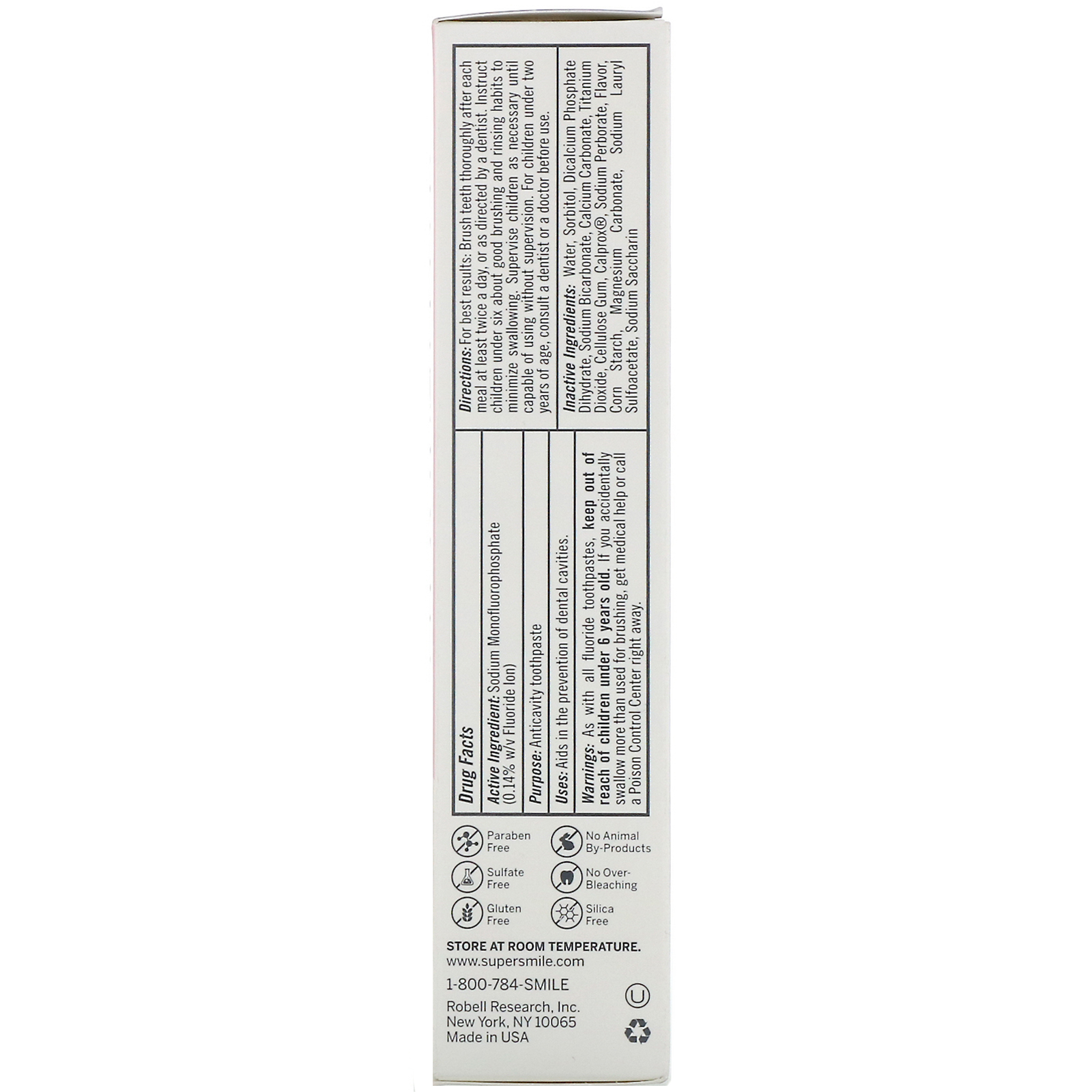 Supersmile, Creme dental clareador profissional, Água de rosas e menta, 119 g - Imagem 2
