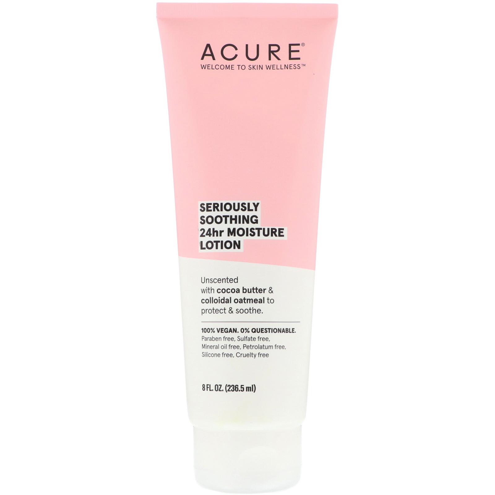 Acure, Loção Seriamente Suave com 24 Horas de Hidratação, 8 fl oz (236,5 ml)