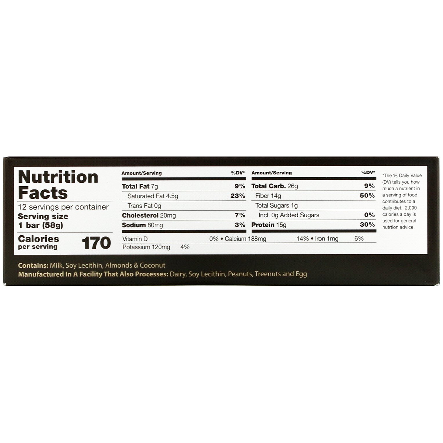 Dr. Murray's, Superfoods Protein Bars, Double Chocolate Treat, 12 Bars, 2.05 oz (58 g) Each - Imagem 4