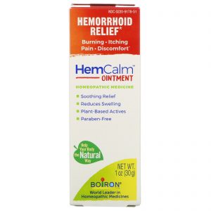Comprar boiron, hemcalm ointment, hemorrhoid relief, 1 oz (30 g) preço no brasil homeopatia remédios para resfriados suplemento importado loja 129 online promoção -