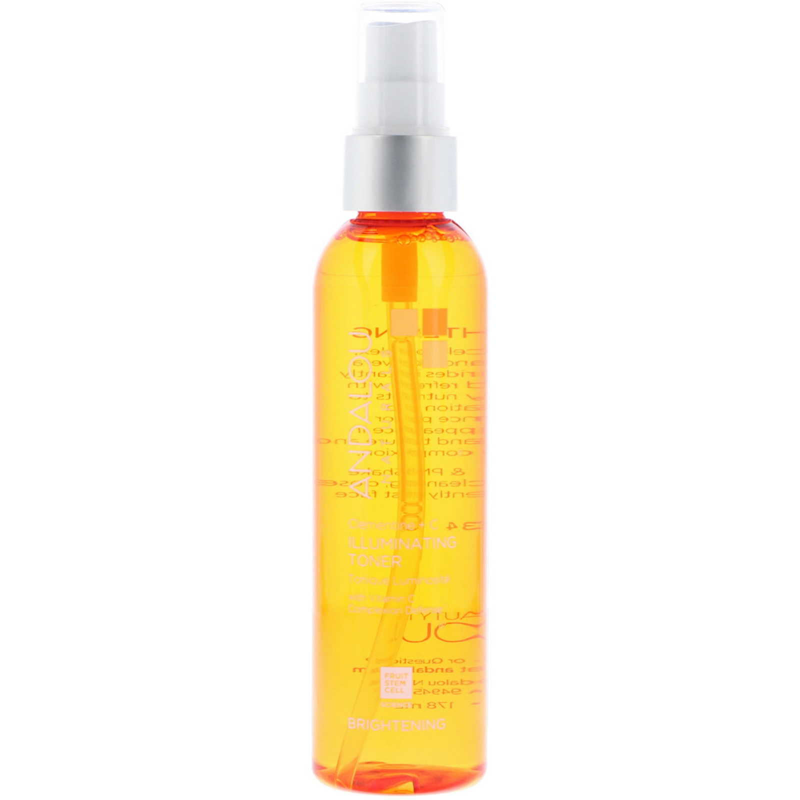 Andalou Naturals, Tônico Iluminador, Tangerina + C, Iluminador, 6 fl oz (178 ml) - Imagem 3