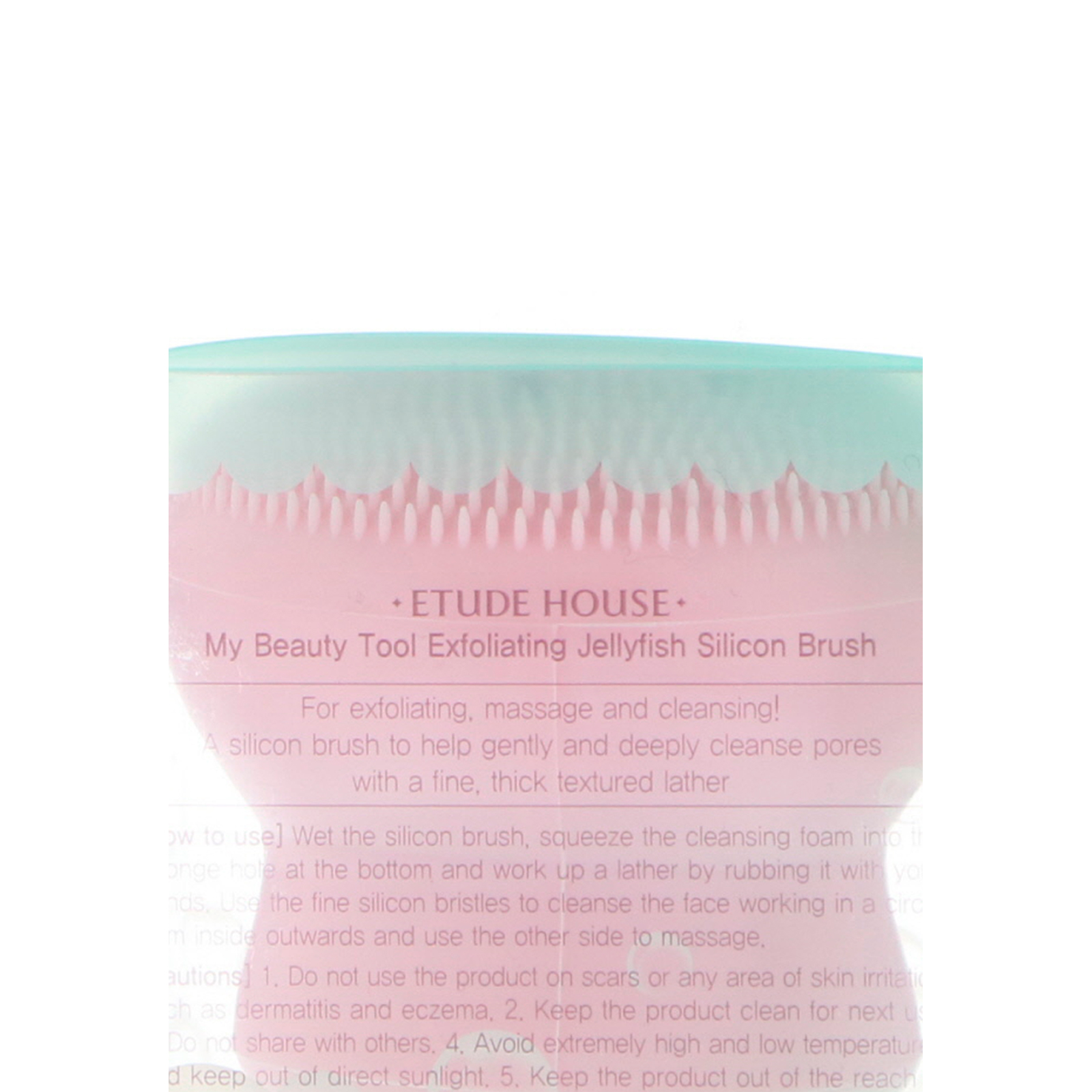 Etude House, Minha Ferramenta de Beleza, Escova de Silicone Água-viva Esfoliante, 1 Escova - Imagem 3