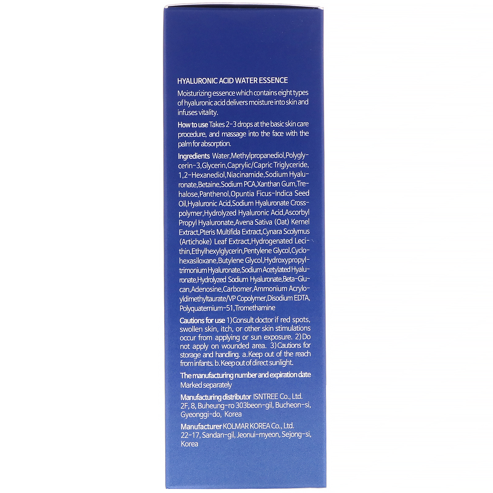 Isntree, Hyaluronic Acid Water Essence, 50 ml (1,69 fl oz) - Imagem 3
