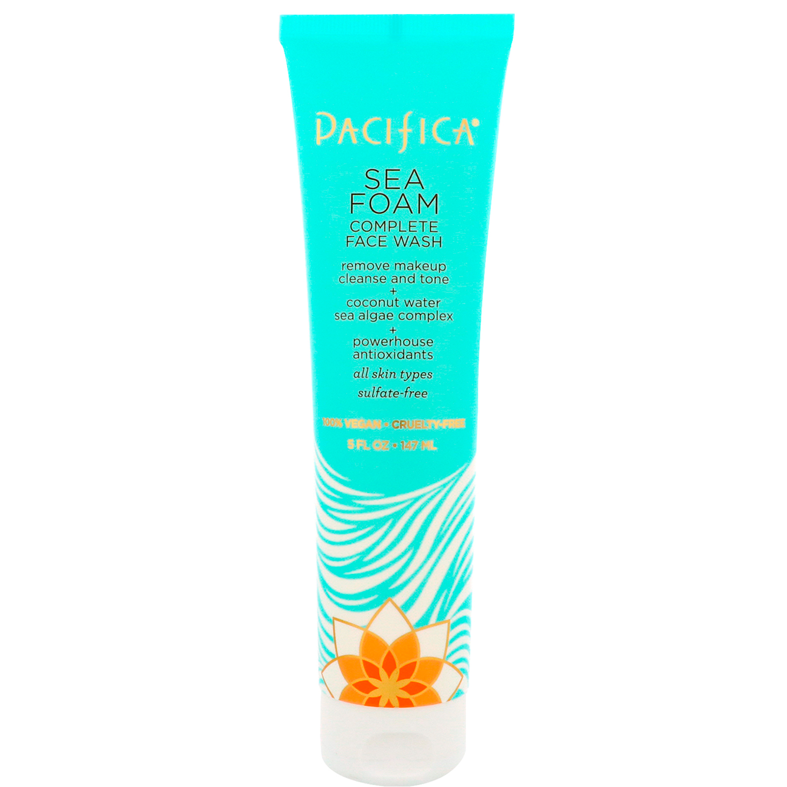 Pacifica, Limpeza Facial Completa, Espuma do Mar, 5 fl oz (147 ml)