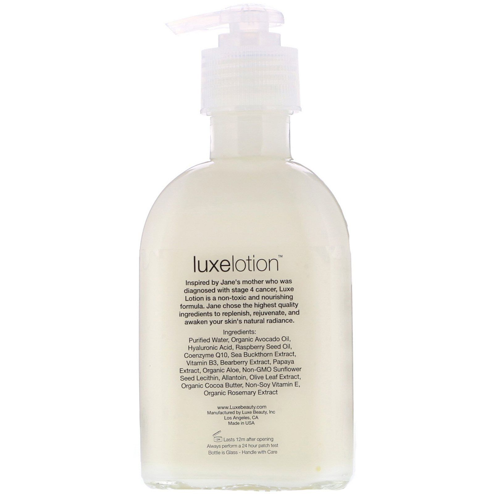 LuxeBeauty, Luxe Lotion, Luxury Face, Neck & Hand Moisturizer, Unscented, 8.5 fl oz (251 ml) - Imagem 2