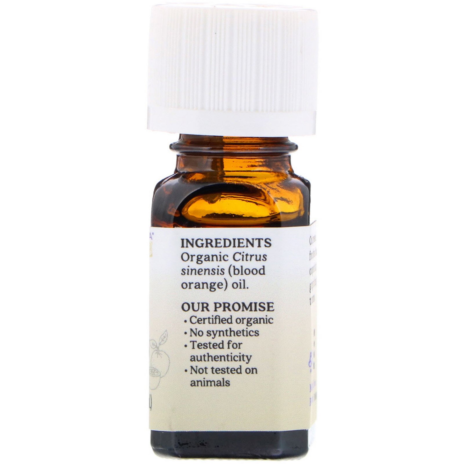 Aura Cacia, Pure Essential Oil, Organic Blood Orange, .25 fl oz (7.4 ml) - Imagem 2