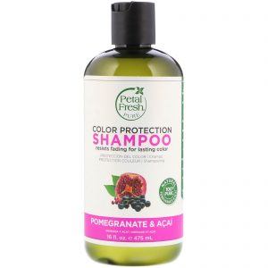Comprar petal fresh, pure, shampoo de proteção da cor, romã e açaí, frasco de 16 oz (475 ml) preço no brasil banho & beleza cuidados com os cabelos shampoo da árvore do chá xampu suplemento importado loja 149 online promoção -