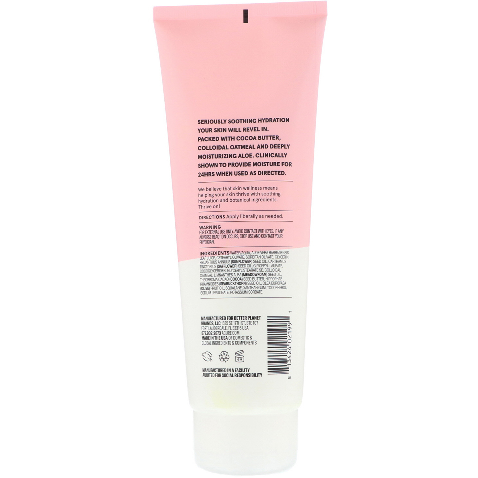 Acure, Loção Seriamente Suave com 24 Horas de Hidratação, 8 fl oz (236,5 ml) - Imagem 2