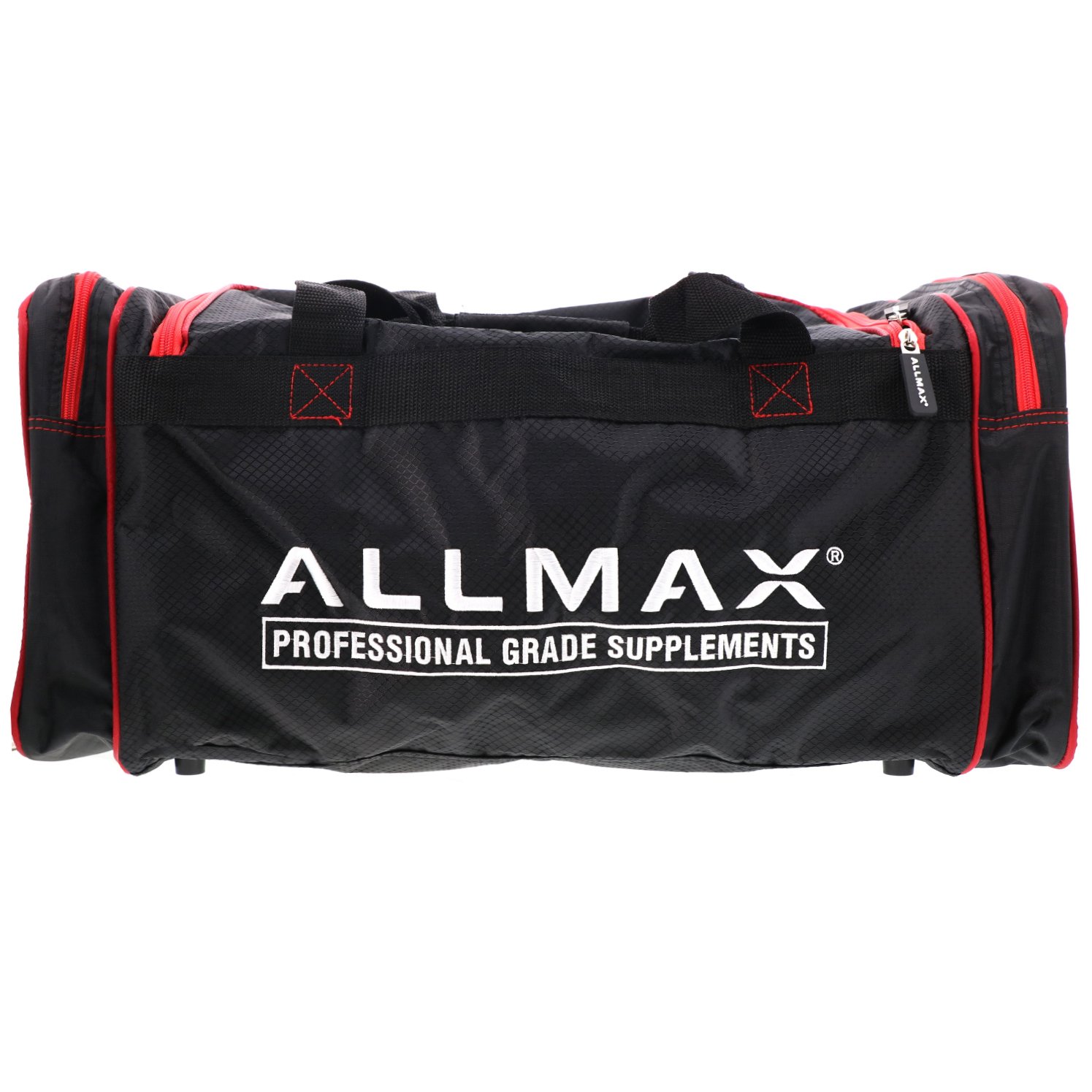 ALLMAX Nutrition, Bolsa de Ginástica Premium ALLMAX, Preta e Vermelha, 1 Bolsa - Imagem 2