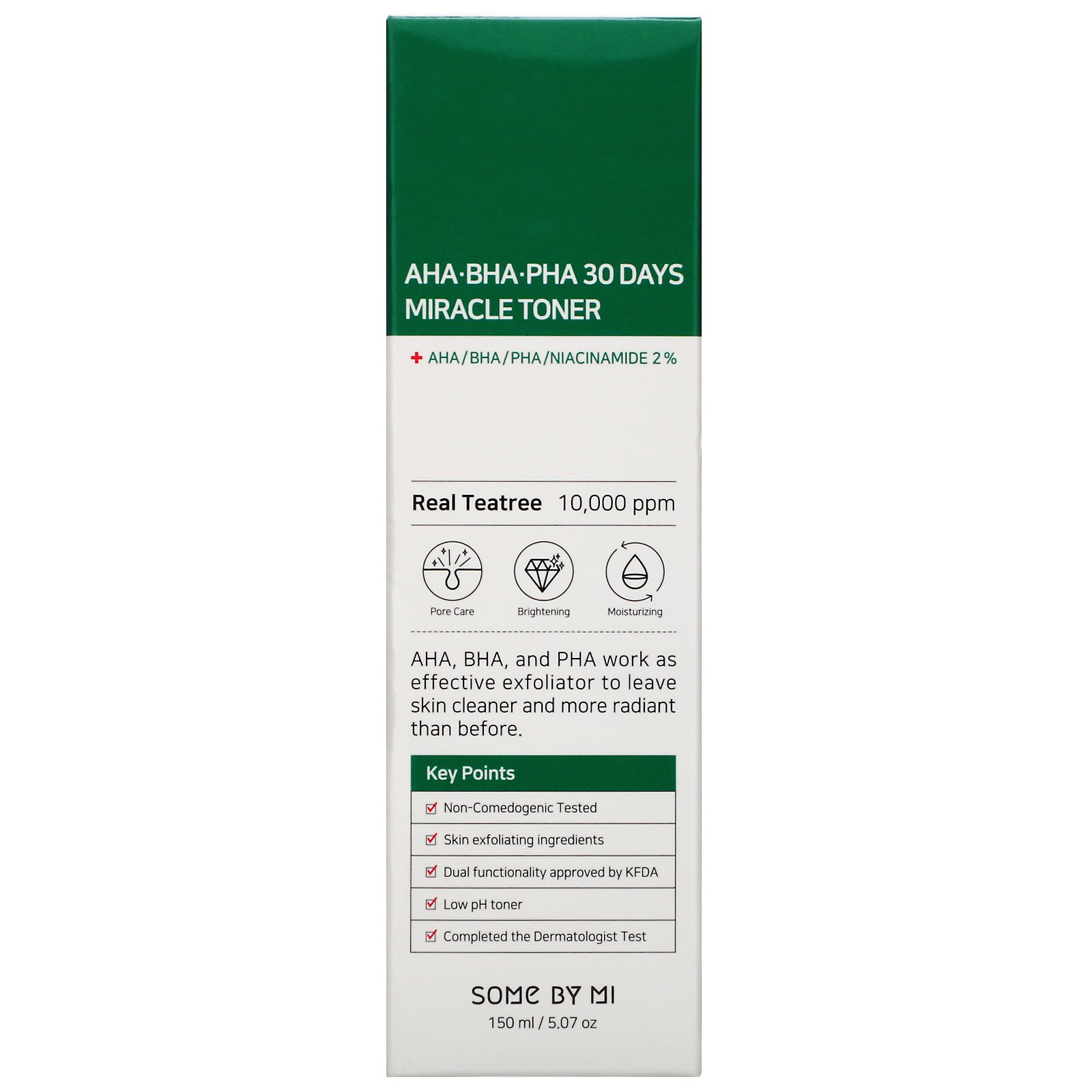 Some By Mi, AHA. BHA. PHA Miracle Toner, 30 Dias, 150 ml - Imagem 2