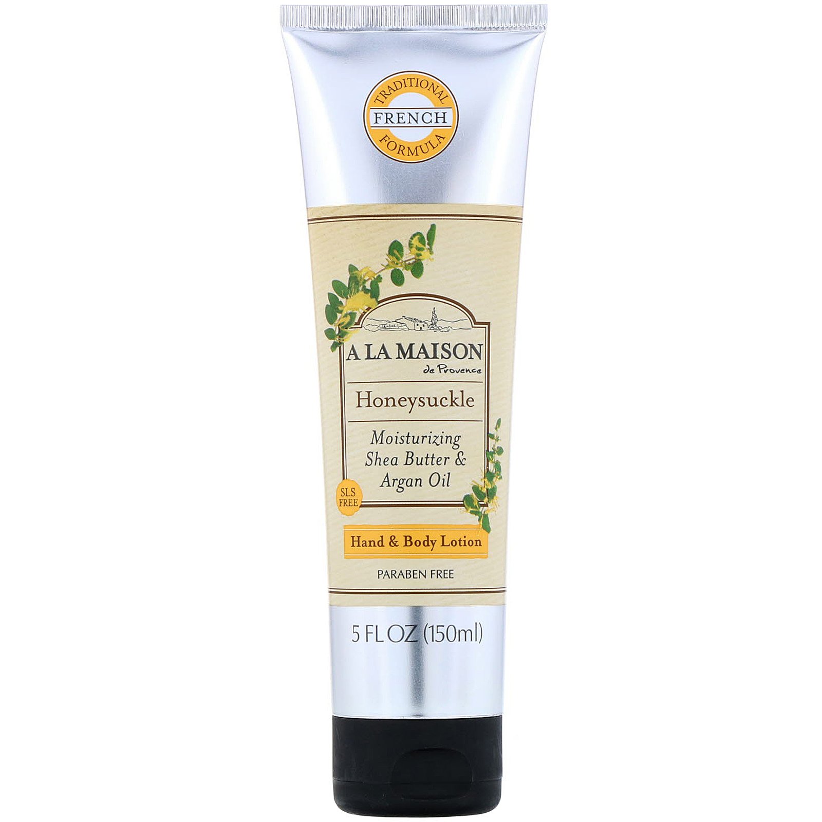 A La Maison de Provence, Loção para Mãos e Corpo, Madressilva, 5 fl oz (150 ml)