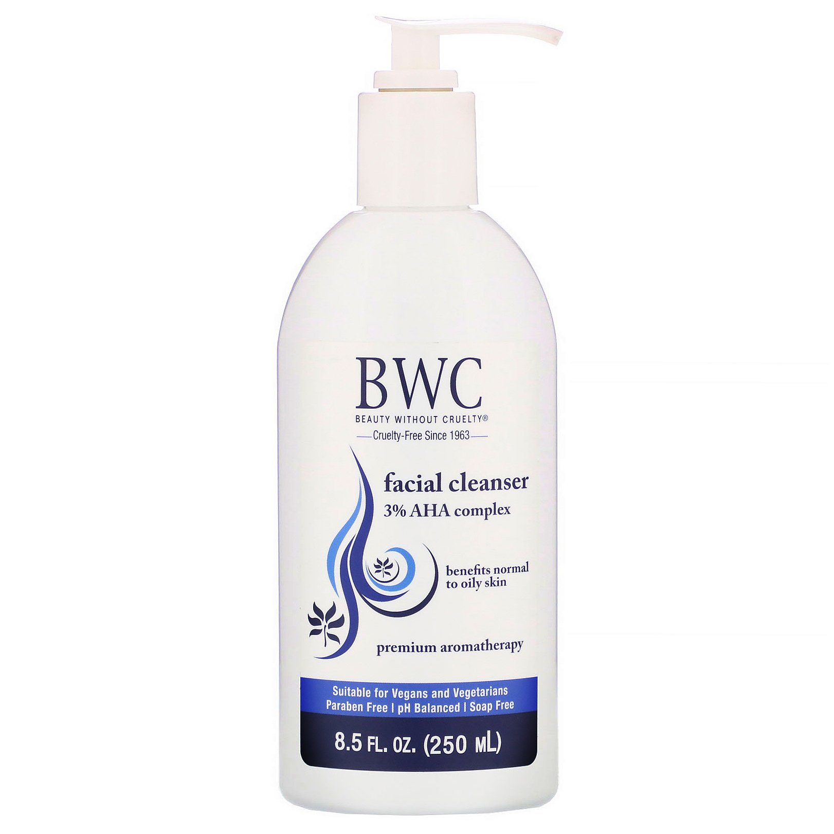 Beauty Without Cruelty, Limpador Facial, Complexo AHA a 3%, 250 ml (8,5 oz)