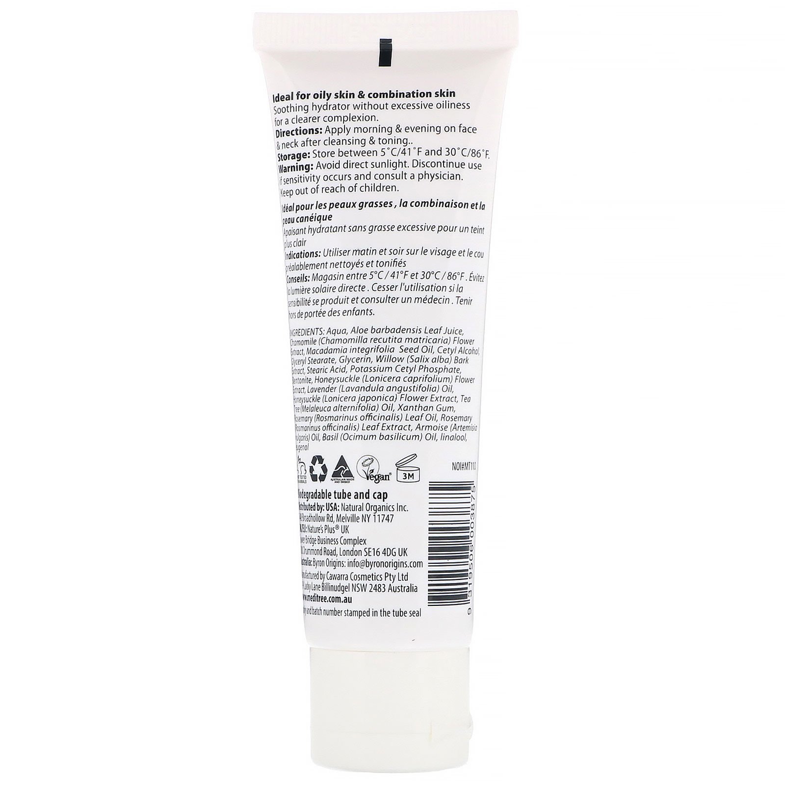Meditree, Extratos Botânicos Puros da Austrália, Hidratante de Melaleuca, Para Pele Oleosa e Mista, 1,8 oz (50 g) - Imagem 2