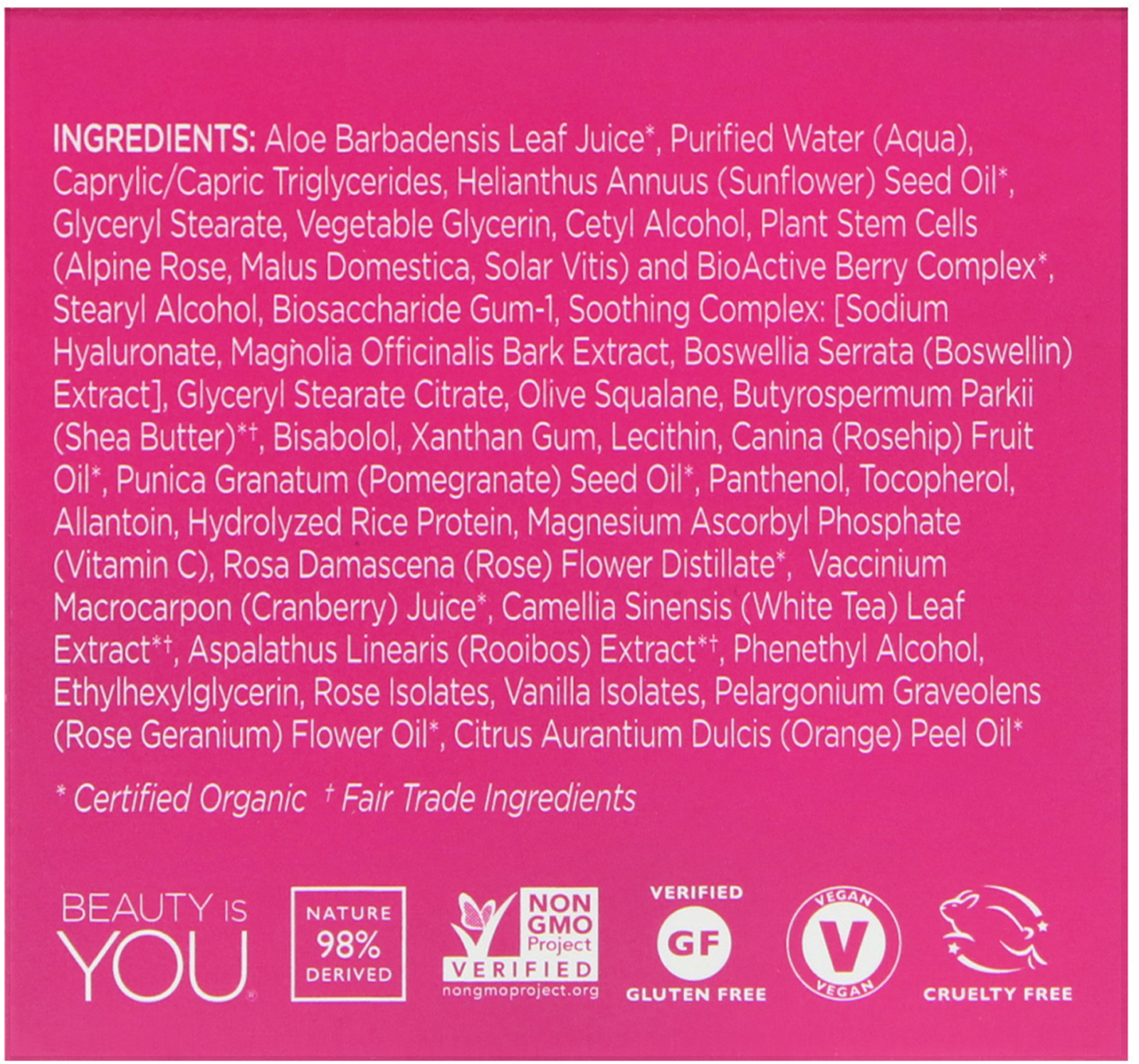 Andalou Naturals, 1000 Roses, Creme Noturno Celestial, Sensível, 1,7 fl oz (50 ml) - Imagem 2