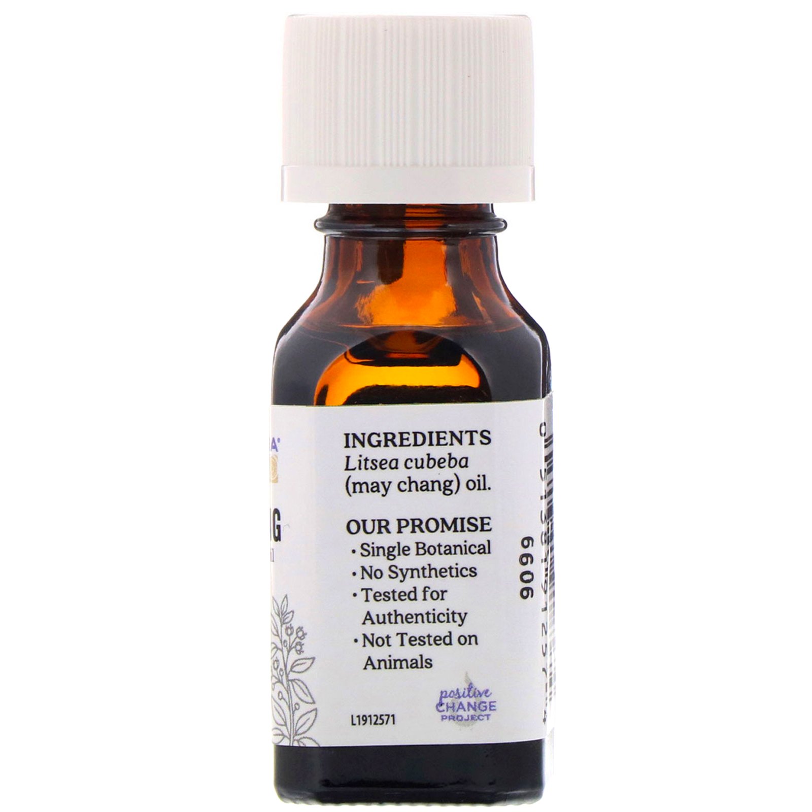 Aura Cacia, Óleo Essencial Puro, Litsea Cubeba, 0,5 fl oz (15 ml) - Imagem 2