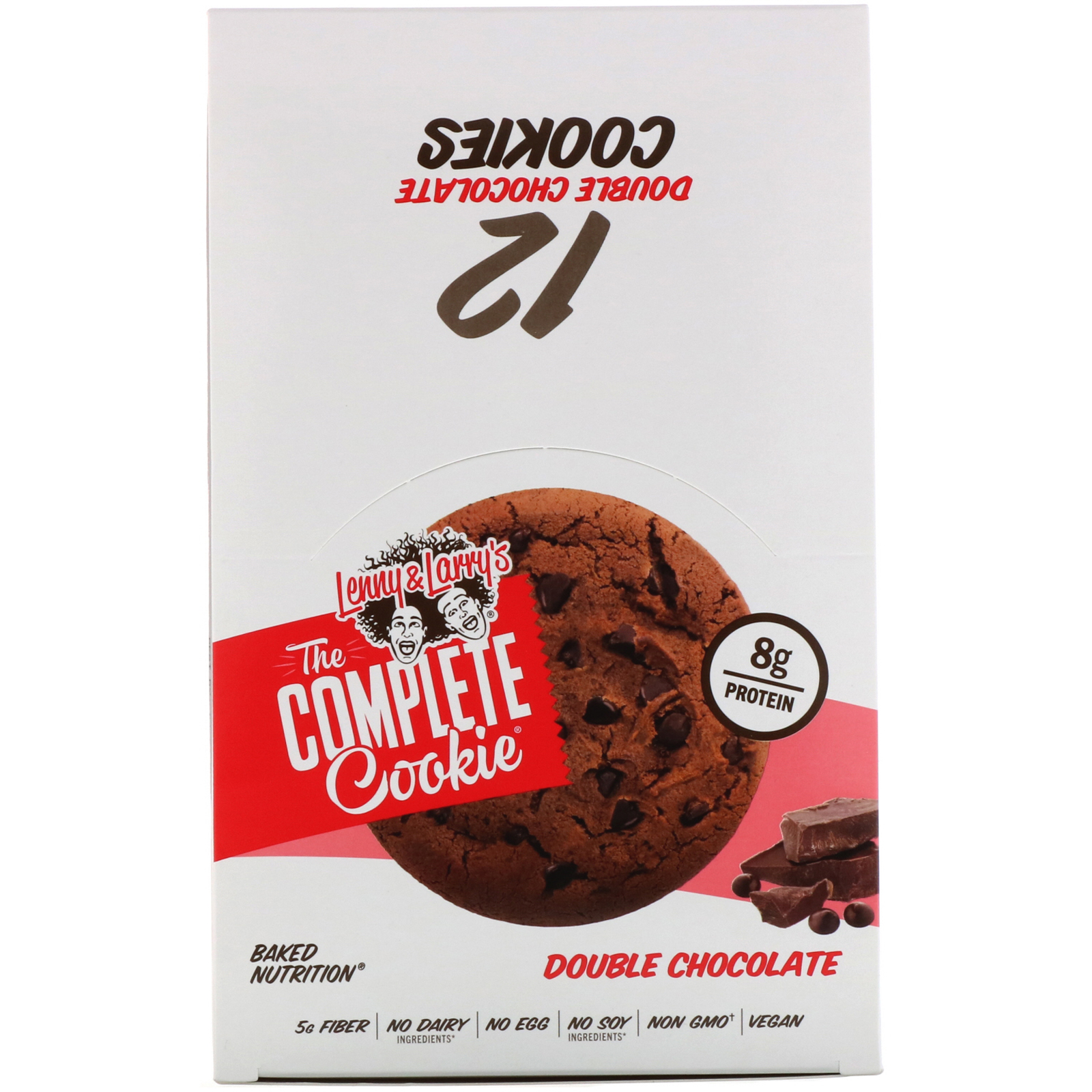 Lenny & Larry's, The COMPLETE Cookie, Double Chocolate, 12 Cookies, 2 oz (57 g) Each - Imagem 2