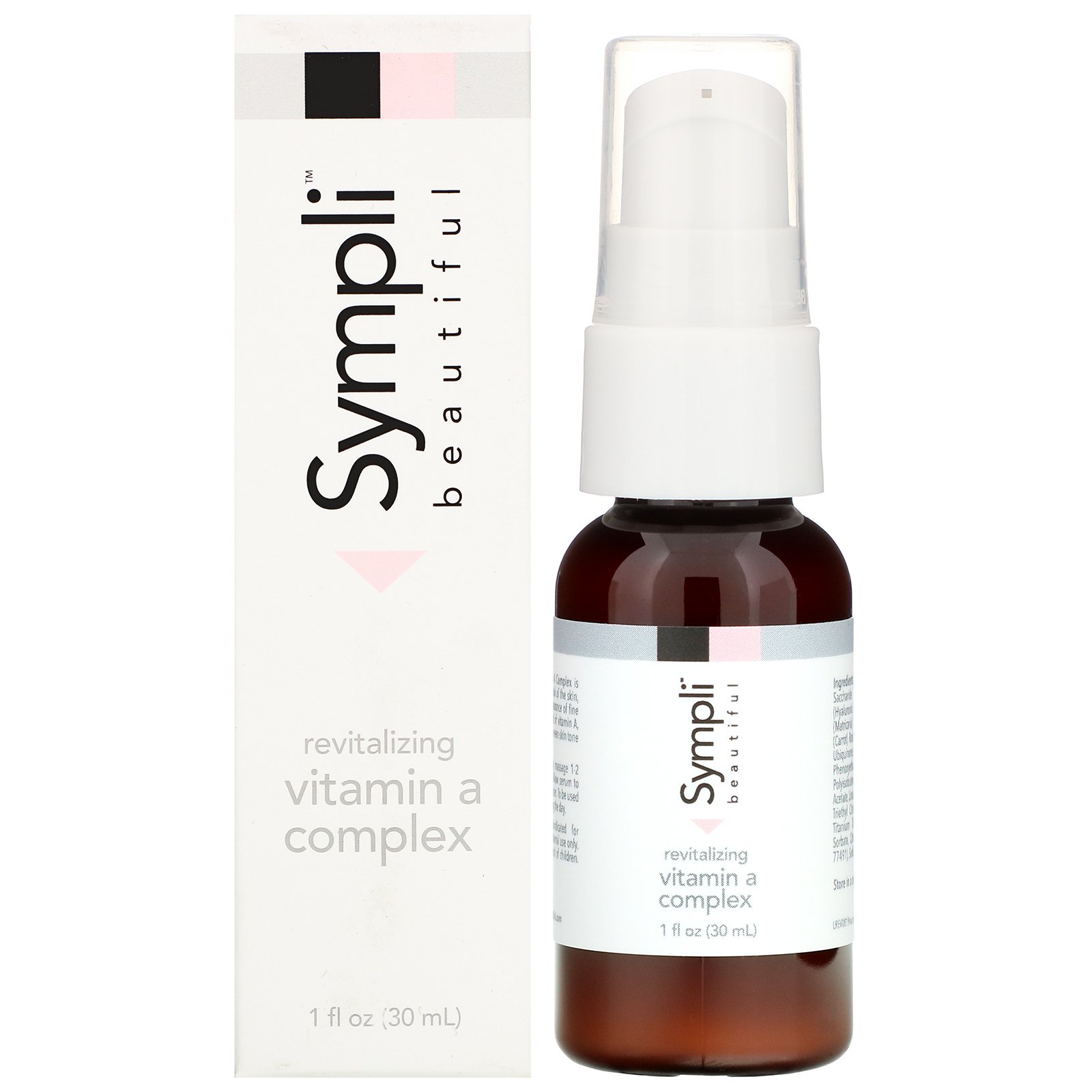 Sympli Beautiful, Complexo Revitalizante de Vitamina A, 30 ml (1 fl oz) - Imagem 2