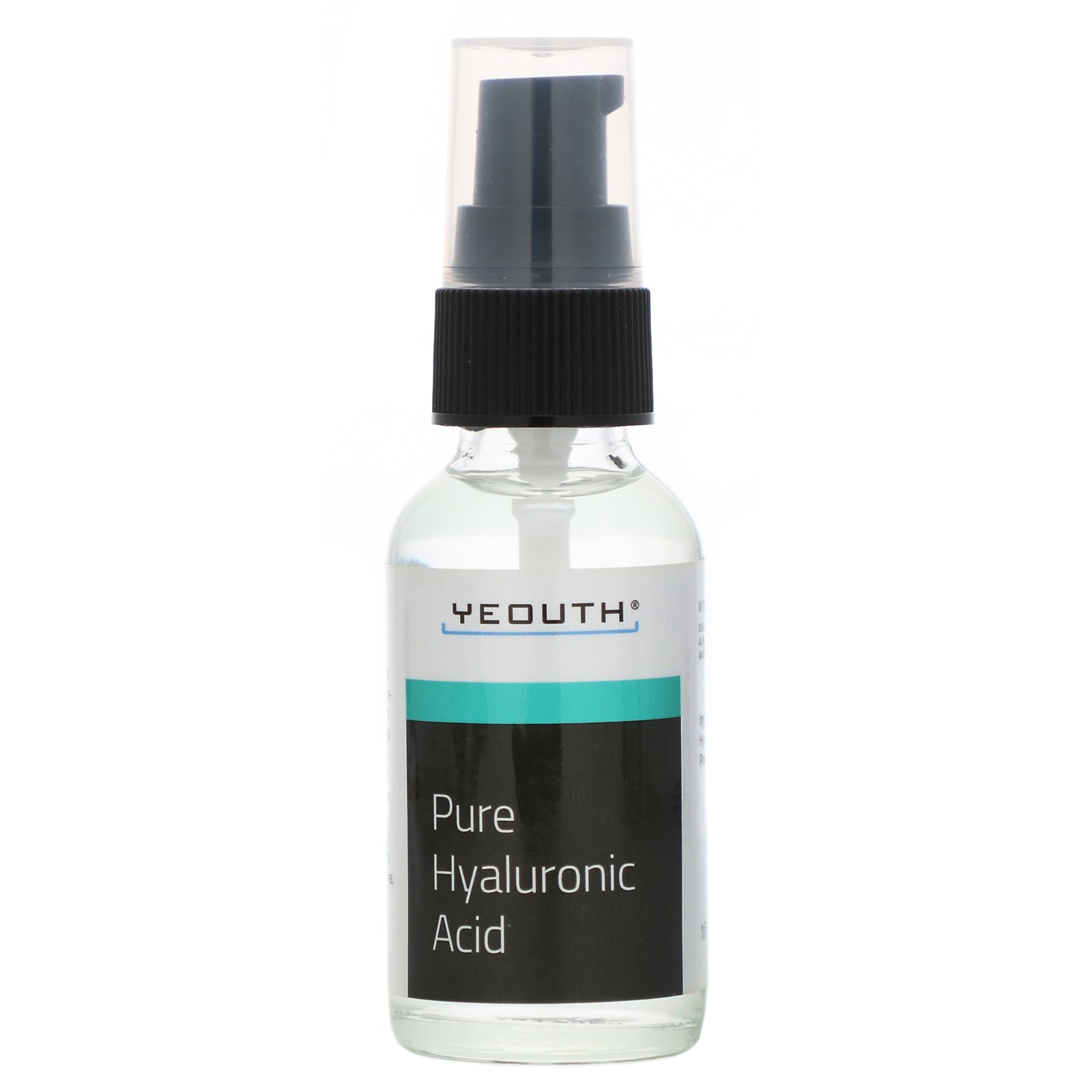 Yeouth, Pure Hyaluronic Acid, 1 fl oz (30 ml) - Imagem 3